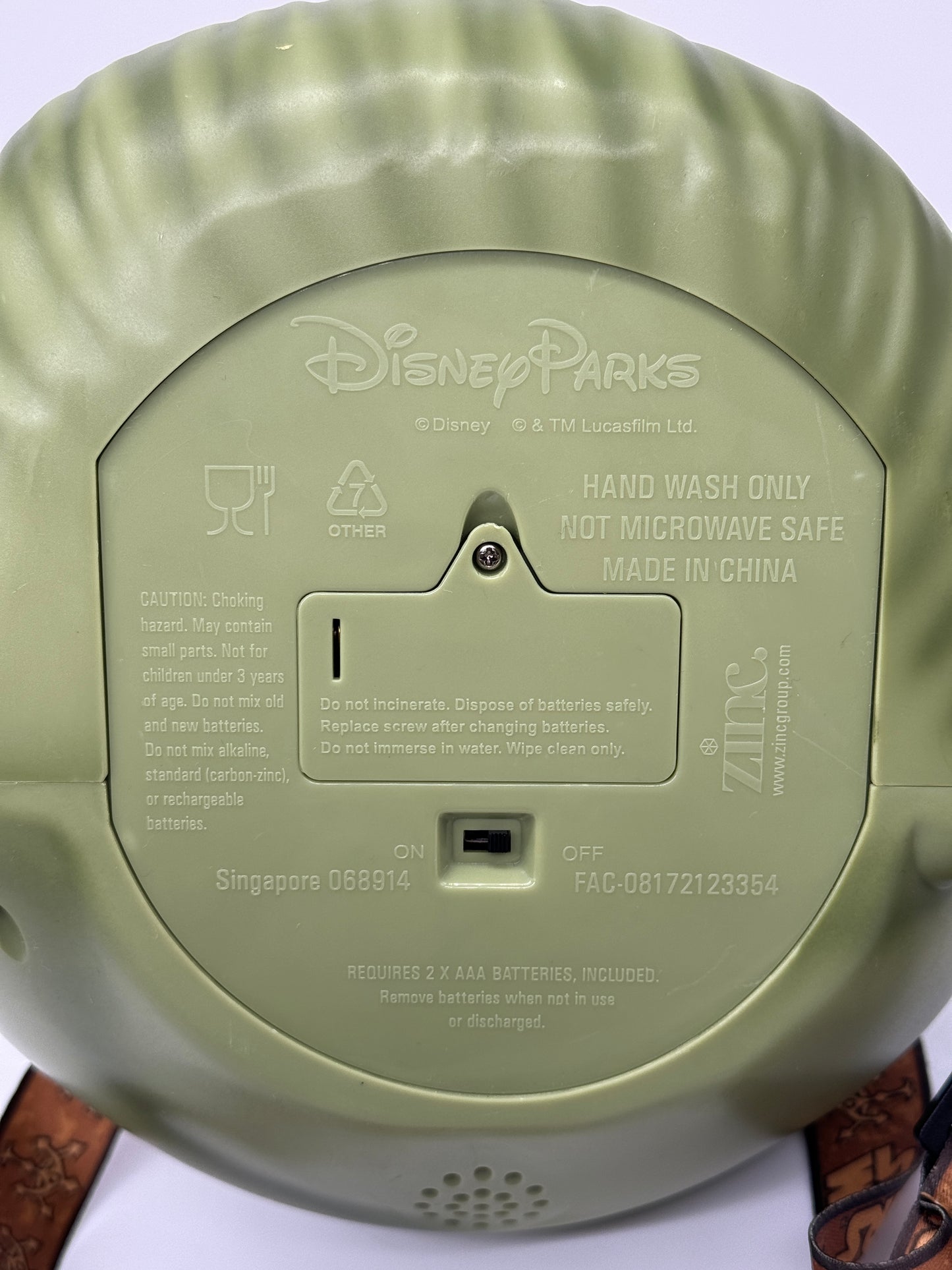 Disney Parks Exclusive "Jabba the Hutt" mit Salacious Crumb Popcorn Bucket Eimer Star Wars