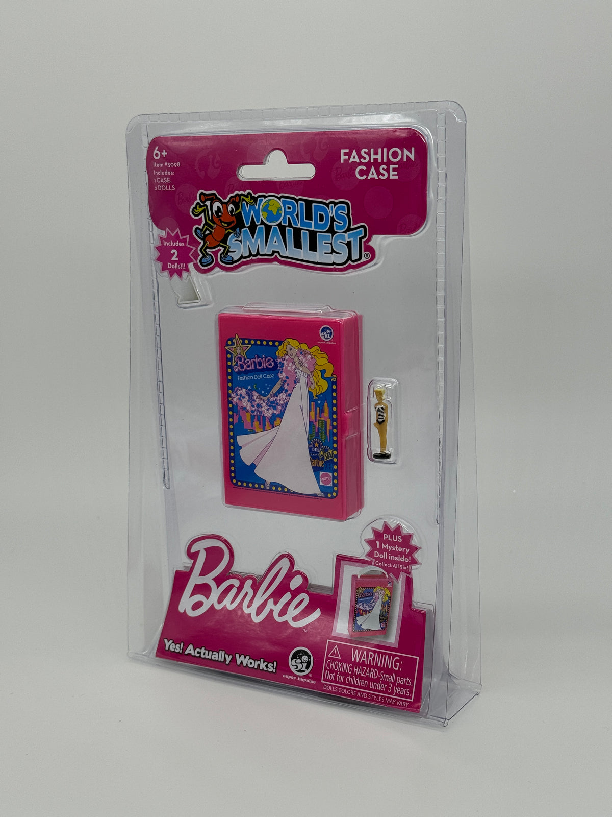 World's Smallest "Swimsuit Barbie" Fashion Doll Case" mit zwei Puppen US Import (2023)
