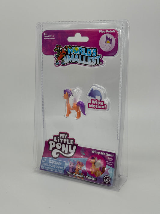 World's Smallest "Pipp Petals" mit Wing Motion Feature Miniaturfigur US Import (2023)
