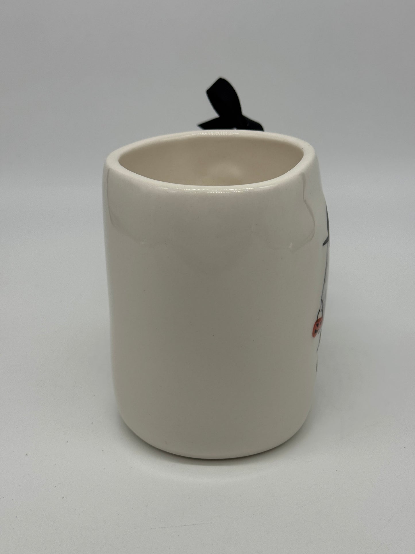 Rae Dunn Tasse "eek!" Geist mit Kürbis Halloween Kaffeebecher Artisan Collection by Magenta