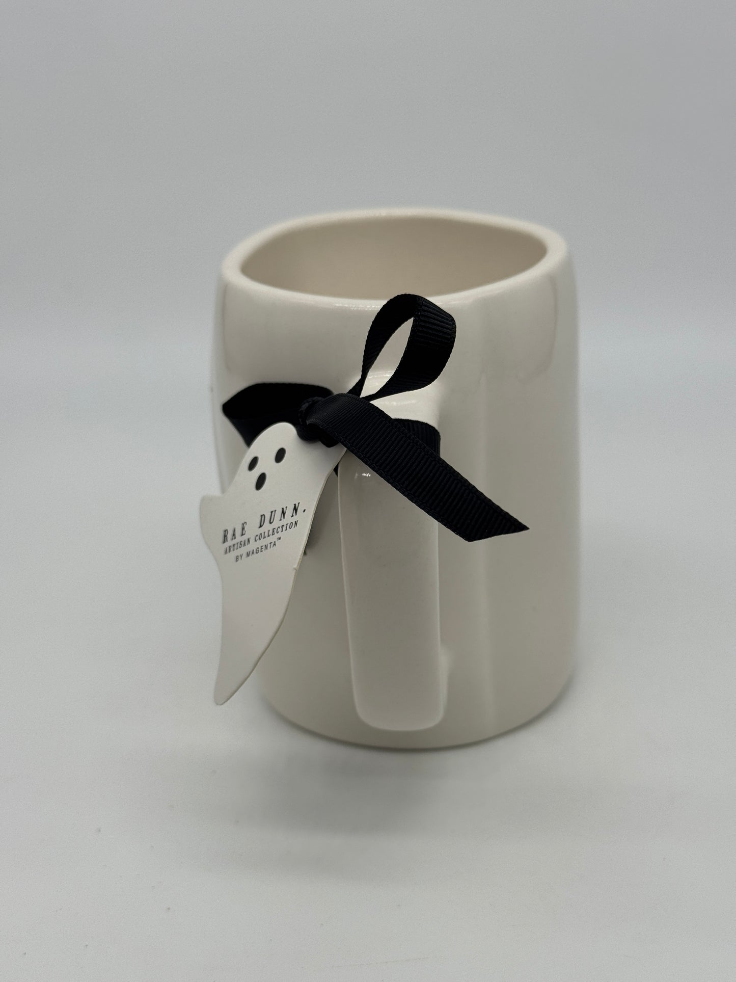Rae Dunn Tasse "eek!" Geist mit Kürbis Halloween Kaffeebecher Artisan Collection by Magenta
