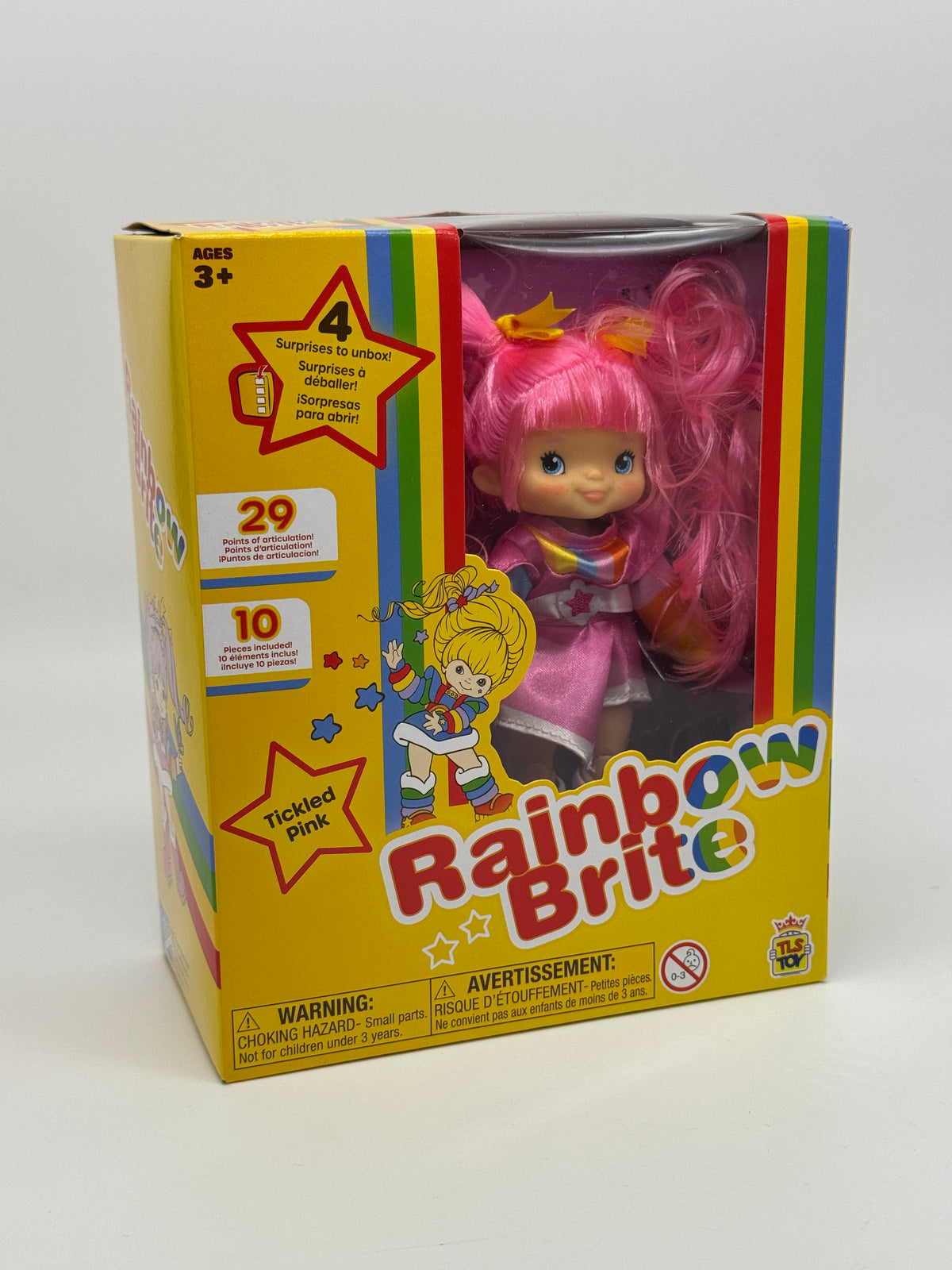 Rainbow Brite "Tickled Pink / Penny Popperpink" Regina Regenbogen 40 Jahre mit Überraschungszubehör (2024) - End of Toys Store