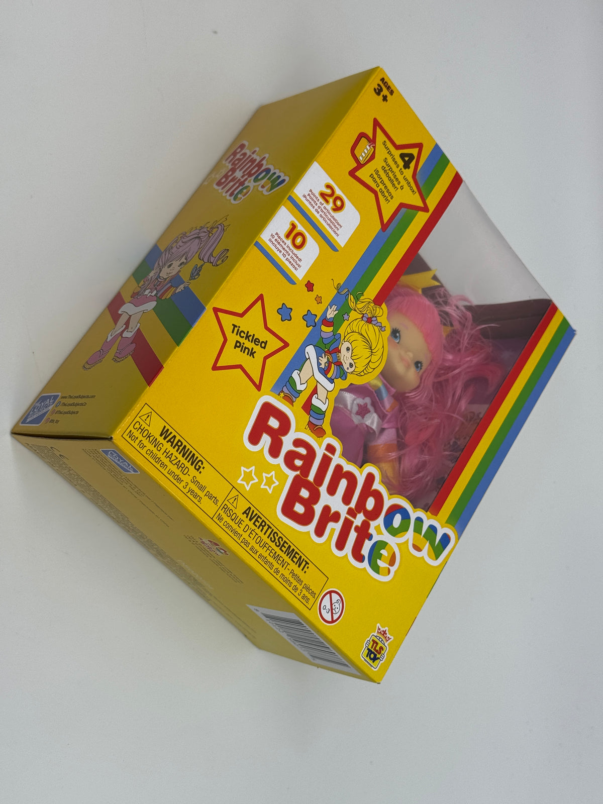 Rainbow Brite "Tickled Pink / Penny Popperpink" Regina Regenbogen 40 Jahre mit Überraschungszubehör (2024) - End of Toys Store