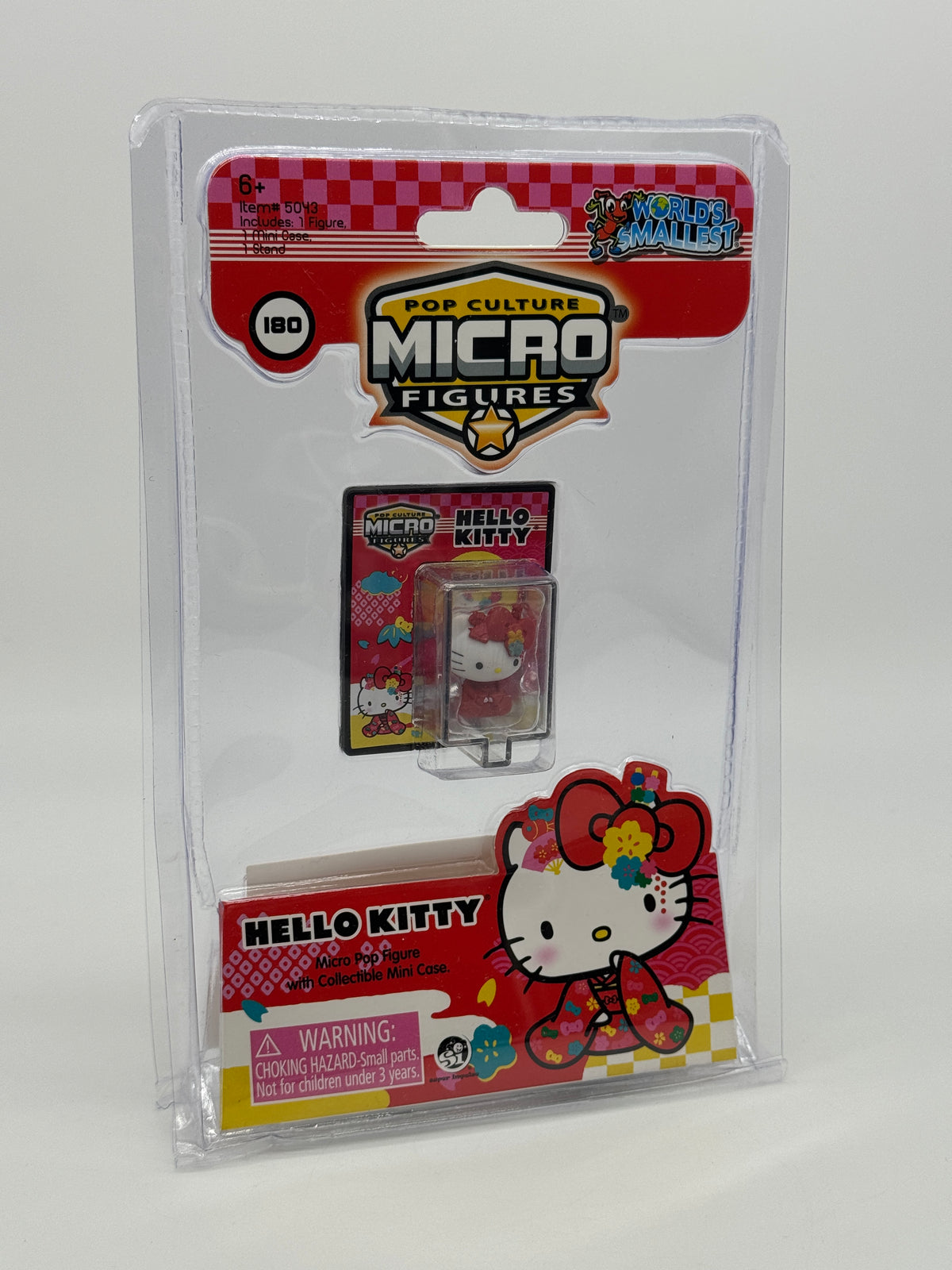 World's Smallest "Hello Kitty 60th Anniversary" Mini Micropop Figur -180- (2021)
