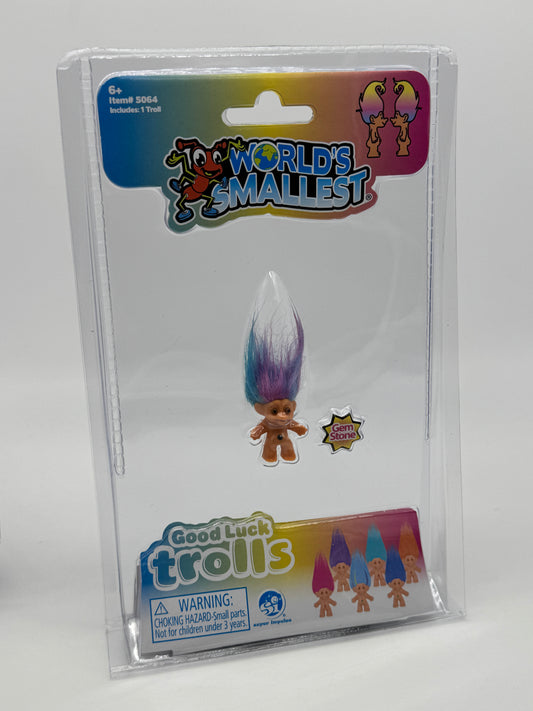 World's Smallest "Good Luck Trolls" Zaubertrolle Glückstrolle Mini Figuren (2025)