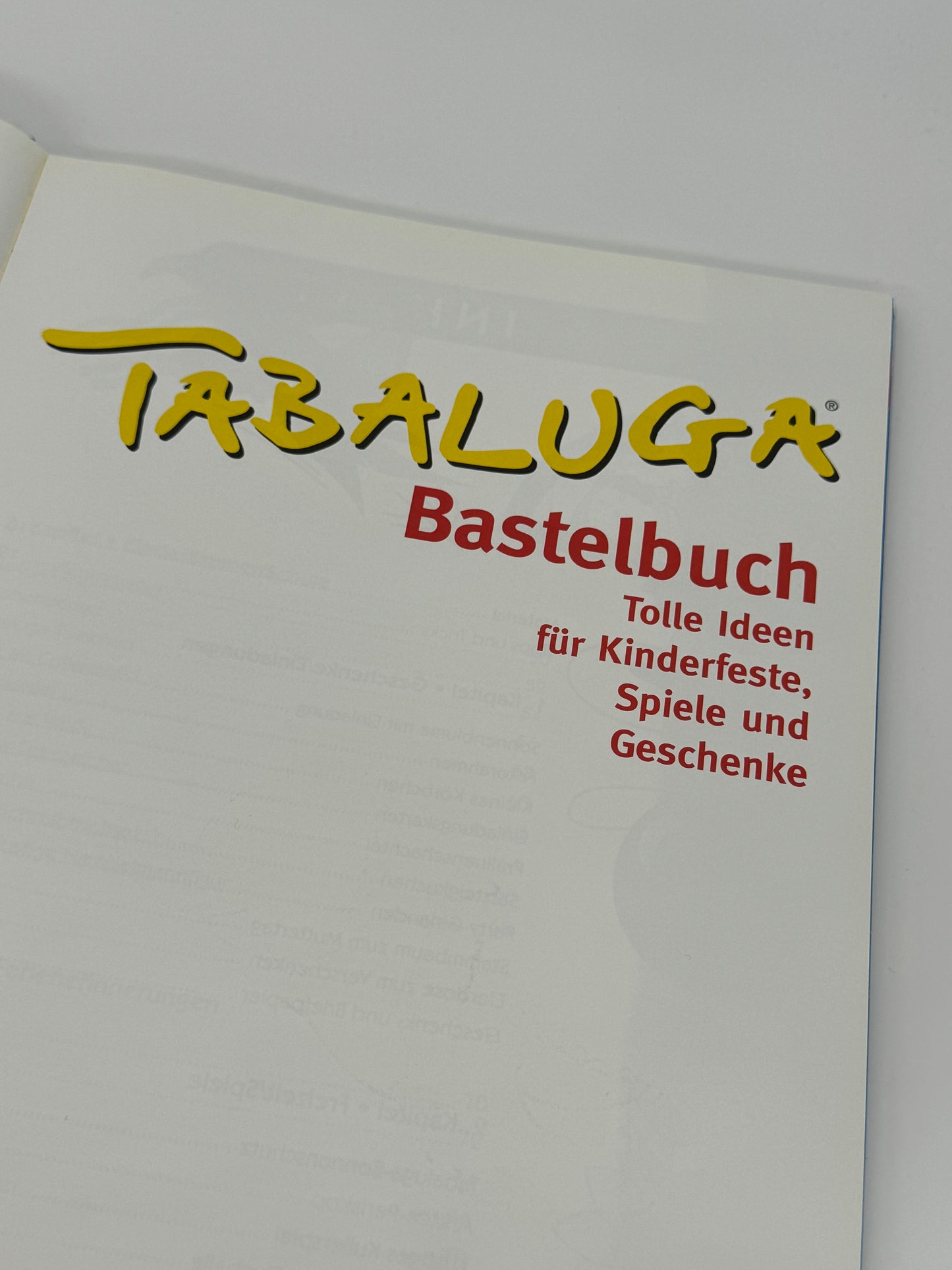 Tabaluga "Bastelbuch" Tolle Ideen für Kinderfeste, Spiele und Geschenke (1998) - End of Toys Store