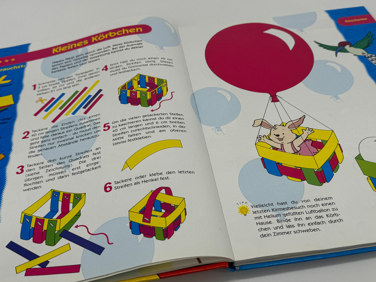 Tabaluga "Bastelbuch" Tolle Ideen für Kinderfeste, Spiele und Geschenke (1998) - End of Toys Store