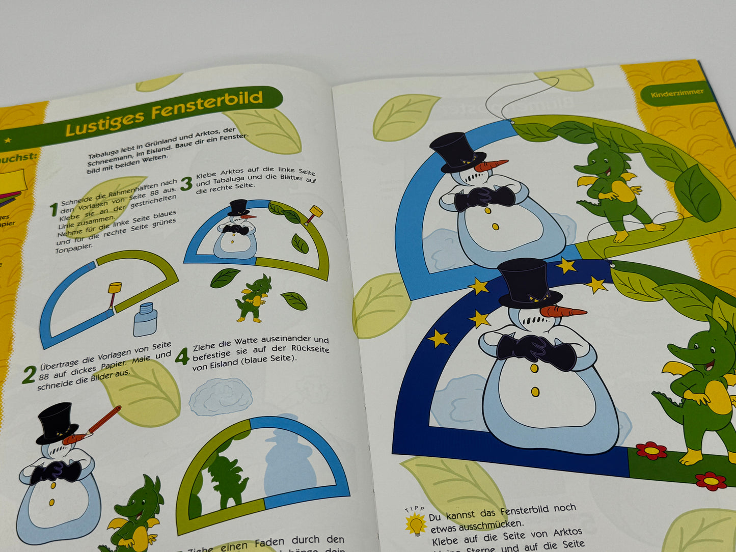 Tabaluga "Bastelbuch" Tolle Ideen für Kinderfeste, Spiele und Geschenke (1998) - End of Toys Store