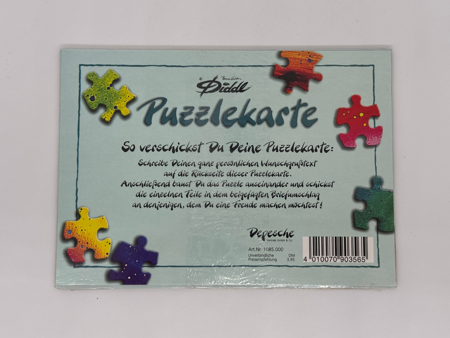 Diddl Postkarten Puzzle "Nimm mich, du süße Maus!" Puzzlekarte DIN A6 versiegelt (Depesche)