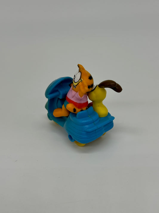 Garfield « Garfield sur un scooter » Sac Happy Meal Junior McDonald's (1990)