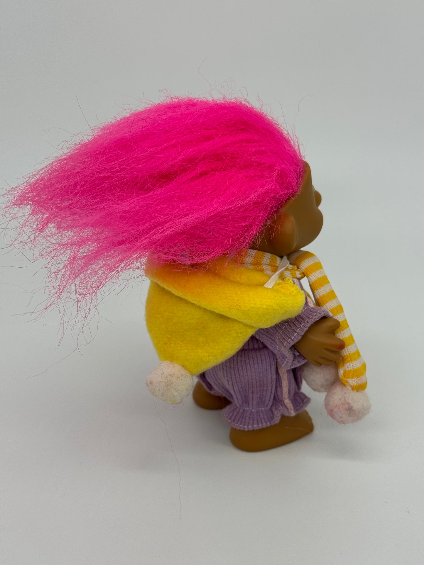 Die Trolls "Troll Schal Jogginganzug Mütze" Zaubertroll, Glückstroll Vintage
