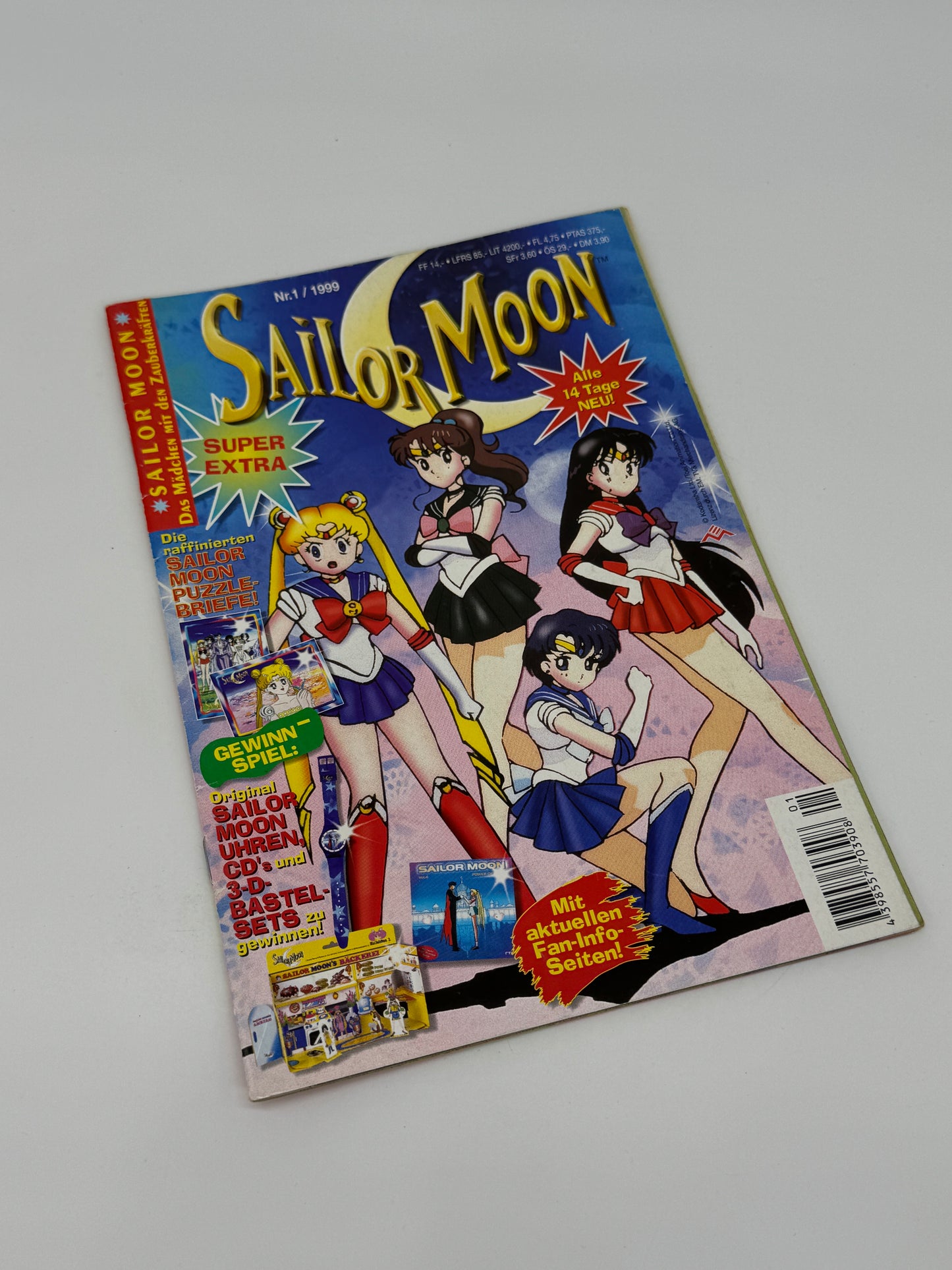 Sailor Moon Comic "Jahrgang 1999 Einzelhefte" Vintage Egmont Ehapa Verlag