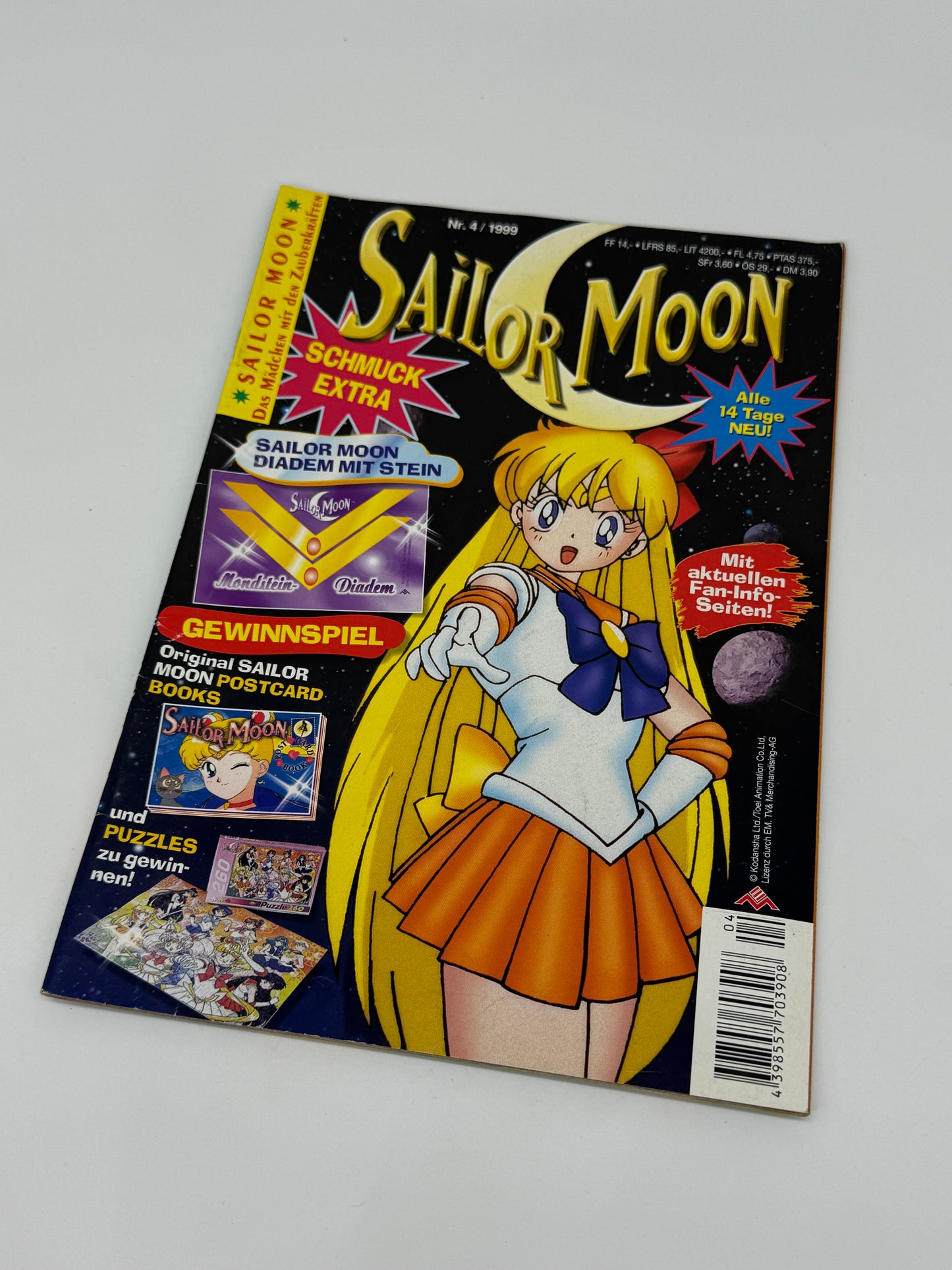Sailor Moon Comic "Jahrgang 1999 Einzelhefte" Vintage Egmont Ehapa Verlag