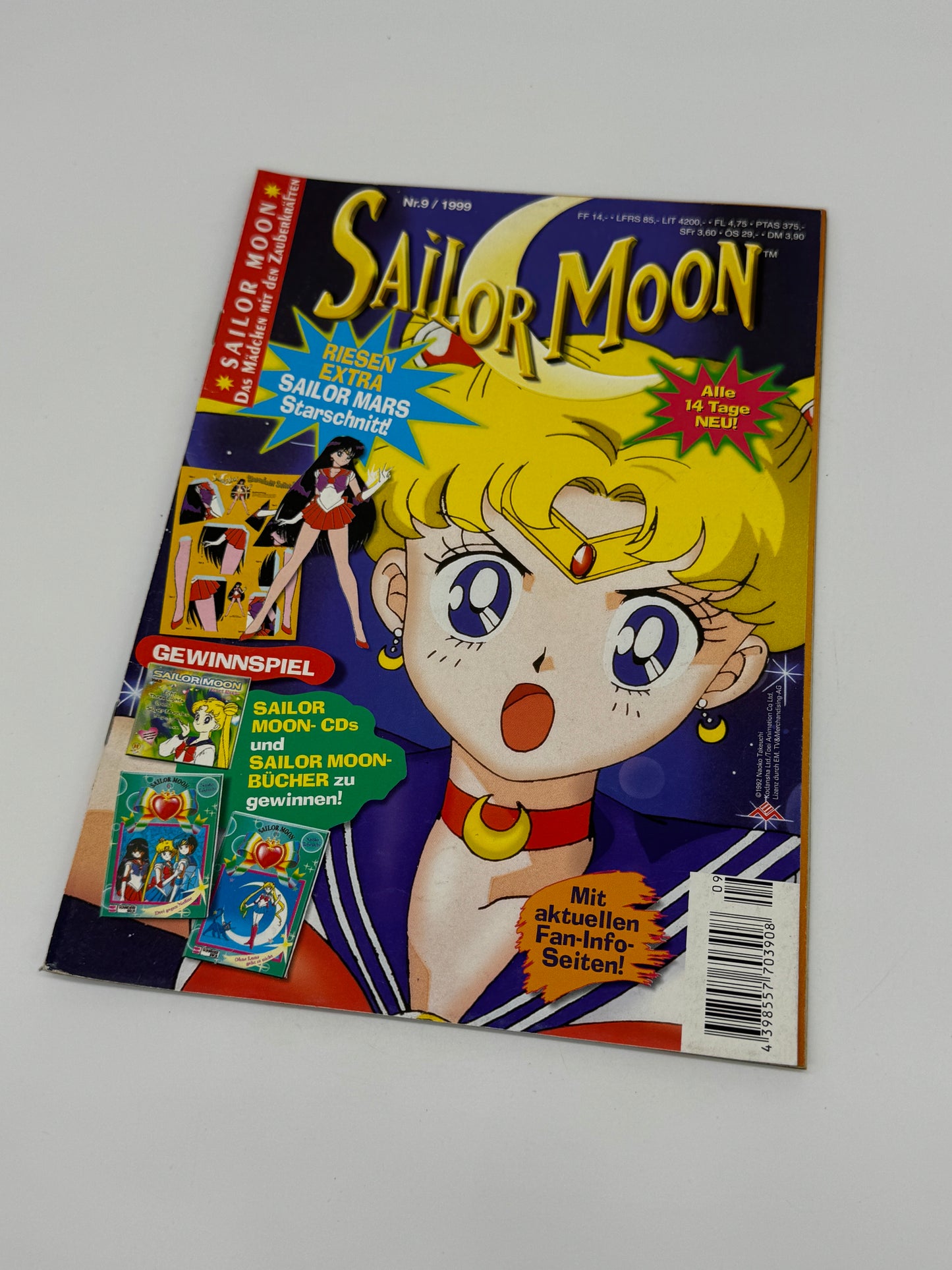 Sailor Moon Comic "Jahrgang 1999 Einzelhefte" Vintage Egmont Ehapa Verlag