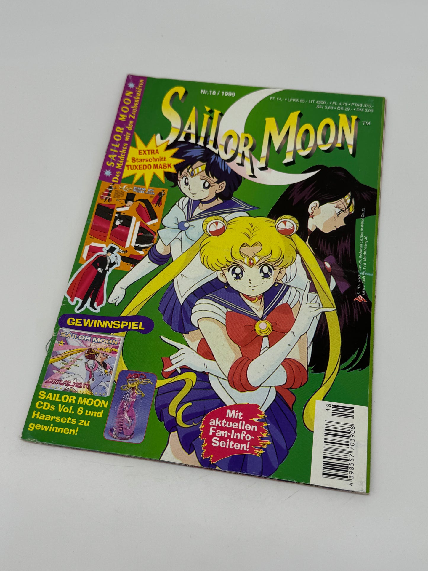 Sailor Moon Comic "Jahrgang 1999 Einzelhefte" Vintage Egmont Ehapa Verlag