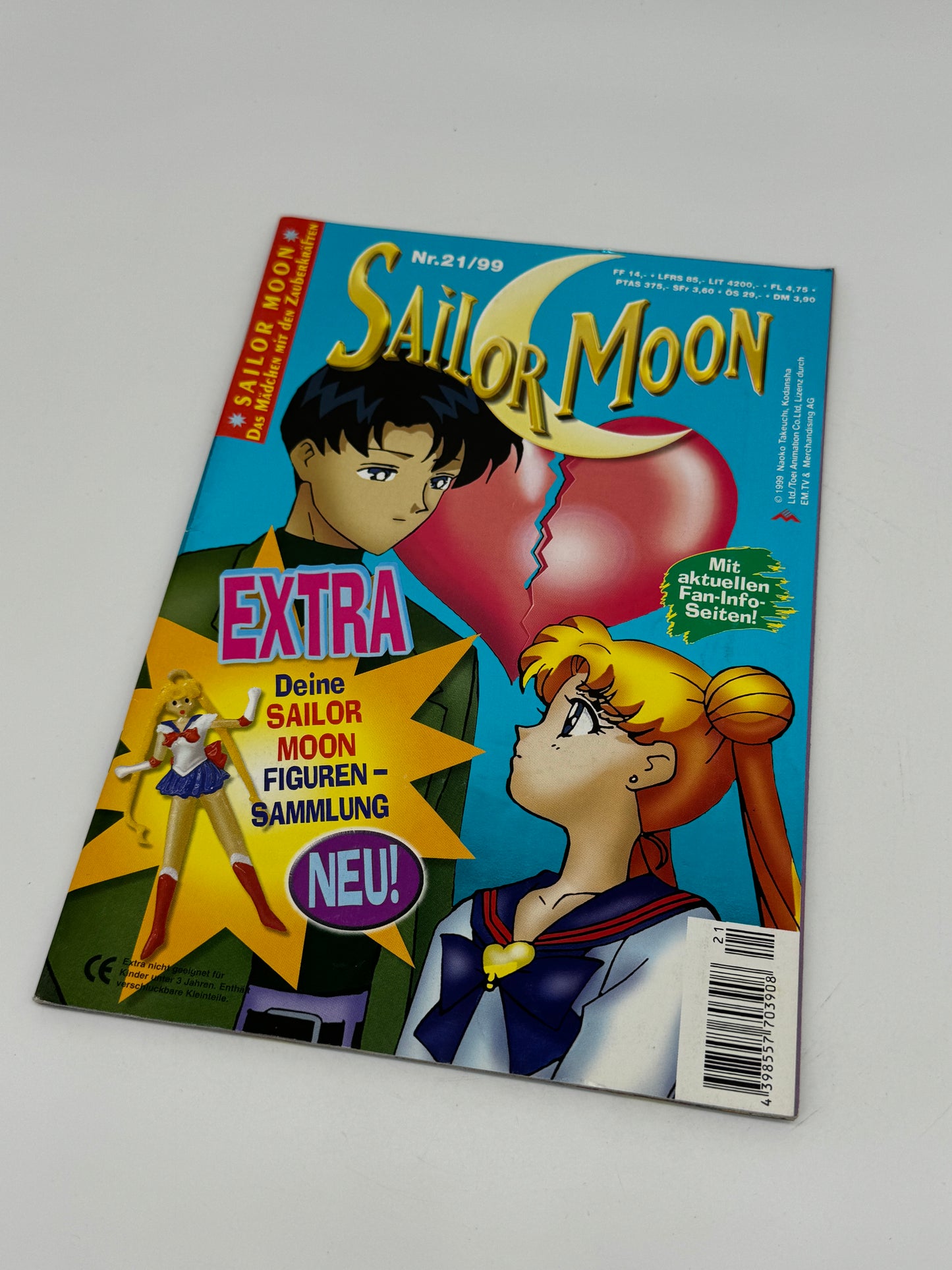 Sailor Moon Comic "Jahrgang 1999 Einzelhefte" Vintage Egmont Ehapa Verlag