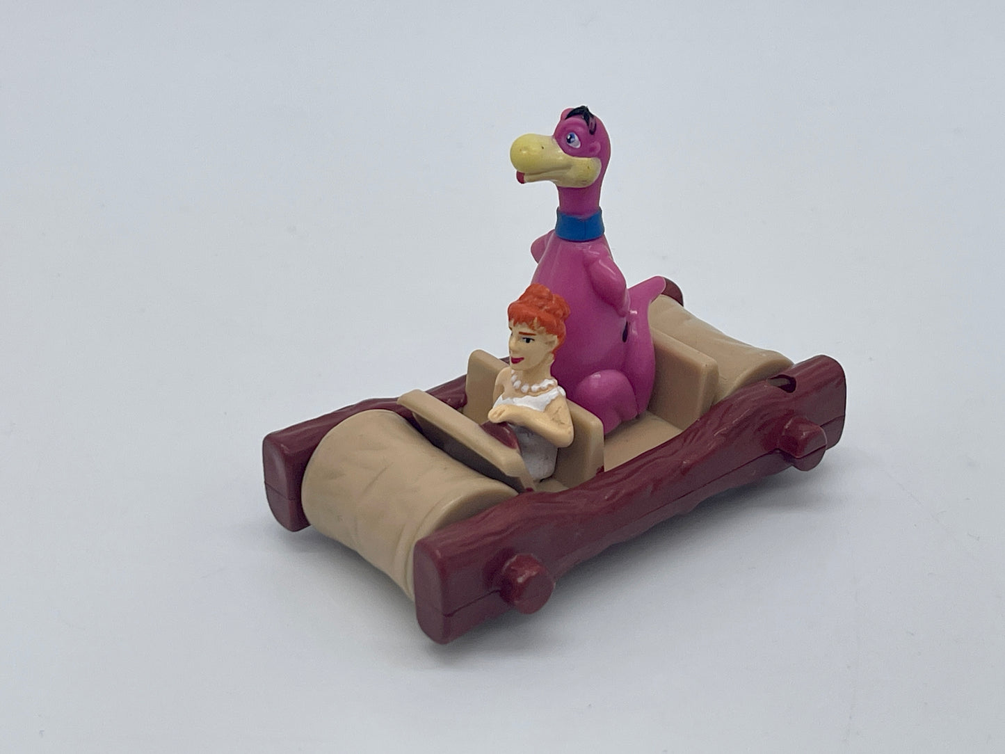 "Wilma & Dino im Auto" Flintstones Feuerstein Mc Donalds Junior Tüte Happy Meal (1994)