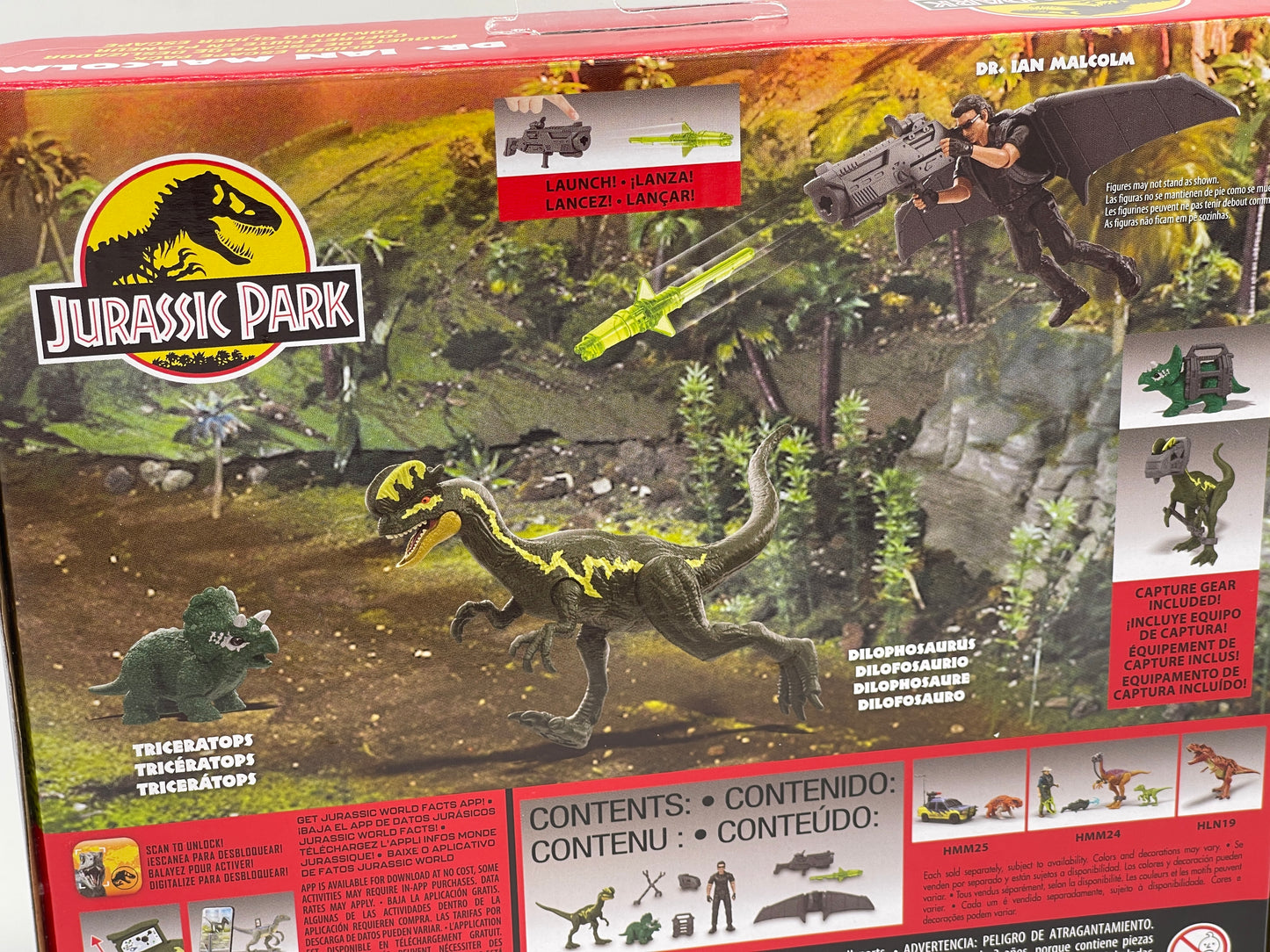 Jurassic Park "Dr. Ian Malcolm Glider Escape Pack" 1993 Classic Collection Target Exlusive JP30