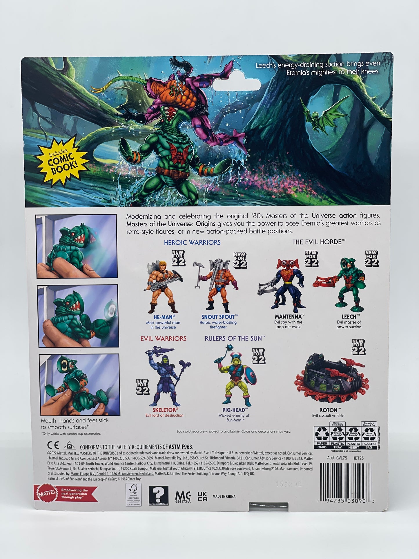 Masters of the Universe Origins "Leech 40th Anniversary" US Version