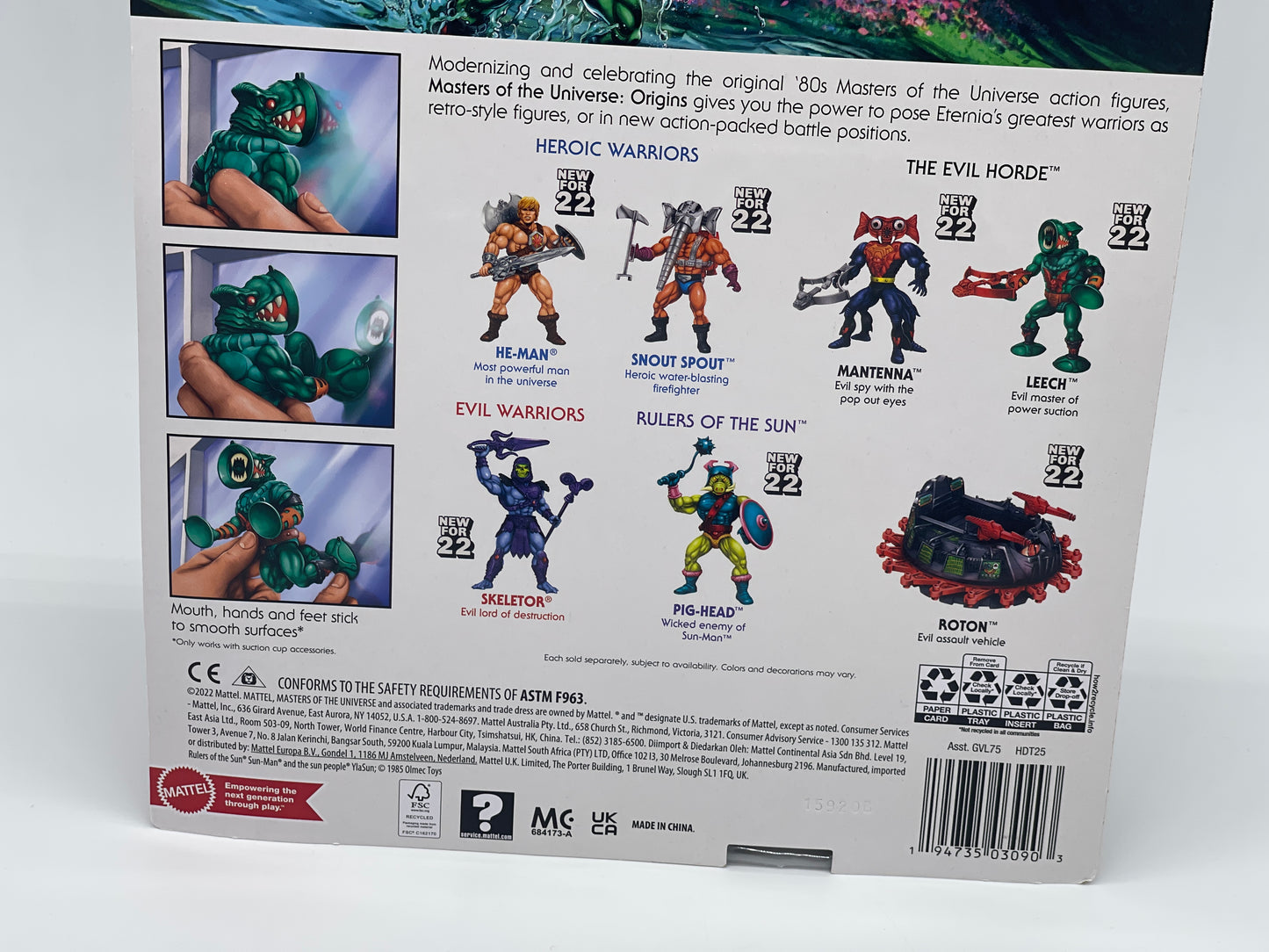Masters of the Universe Origins "Leech 40th Anniversary" US Version
