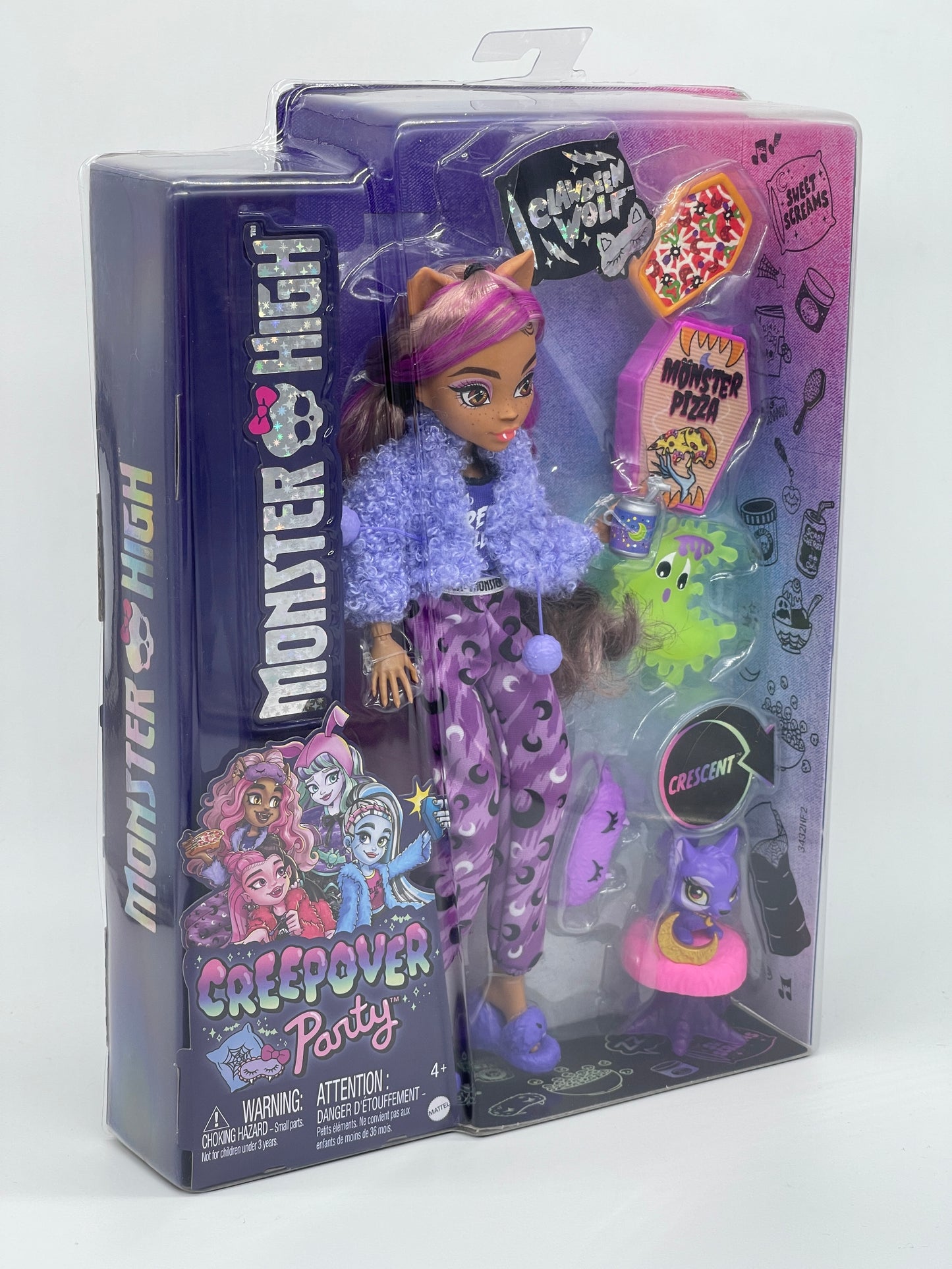 Monster High "Clawdeen Wolf & Crescent" Creepover Party US Version (2022)