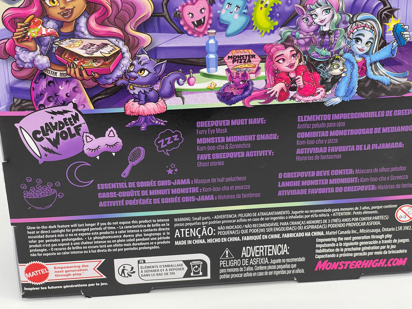 Monster High "Clawdeen Wolf & Crescent" Creepover Party US Version (2022)
