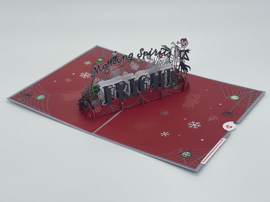 Grußkarte "Making Spirit Frights" Nightmare Before Christmas Pop-Up Karte Lovepop