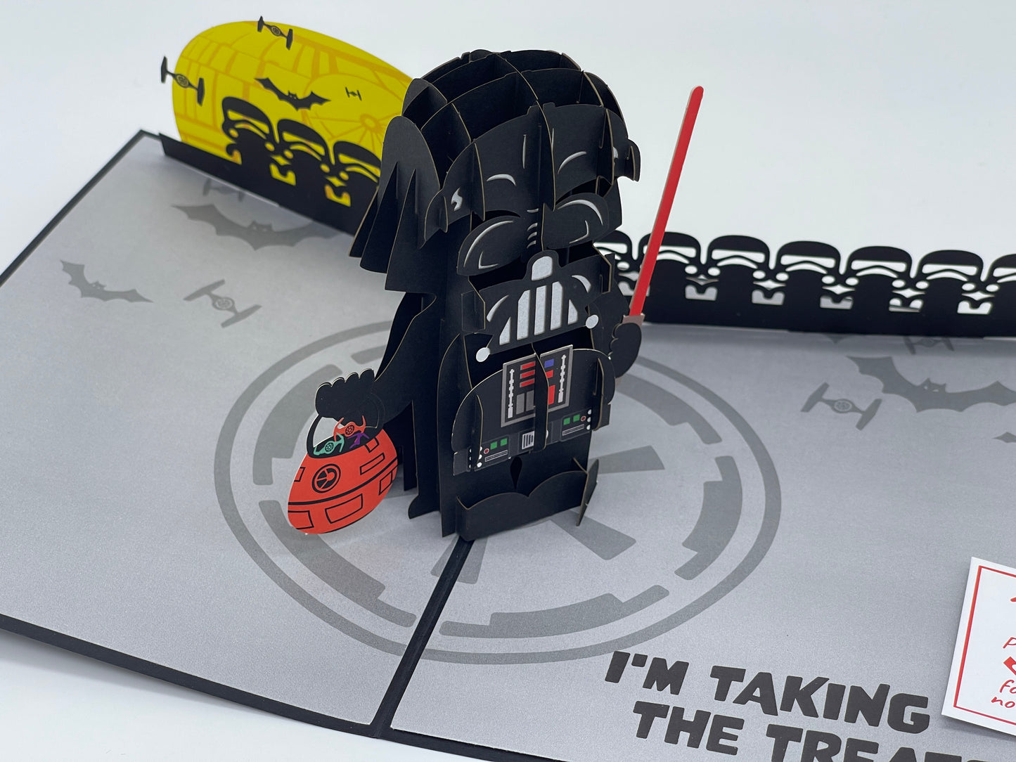 Grußkarte "Darth Vader Halloween" Star Wars Pop-Up Karte Lovepop