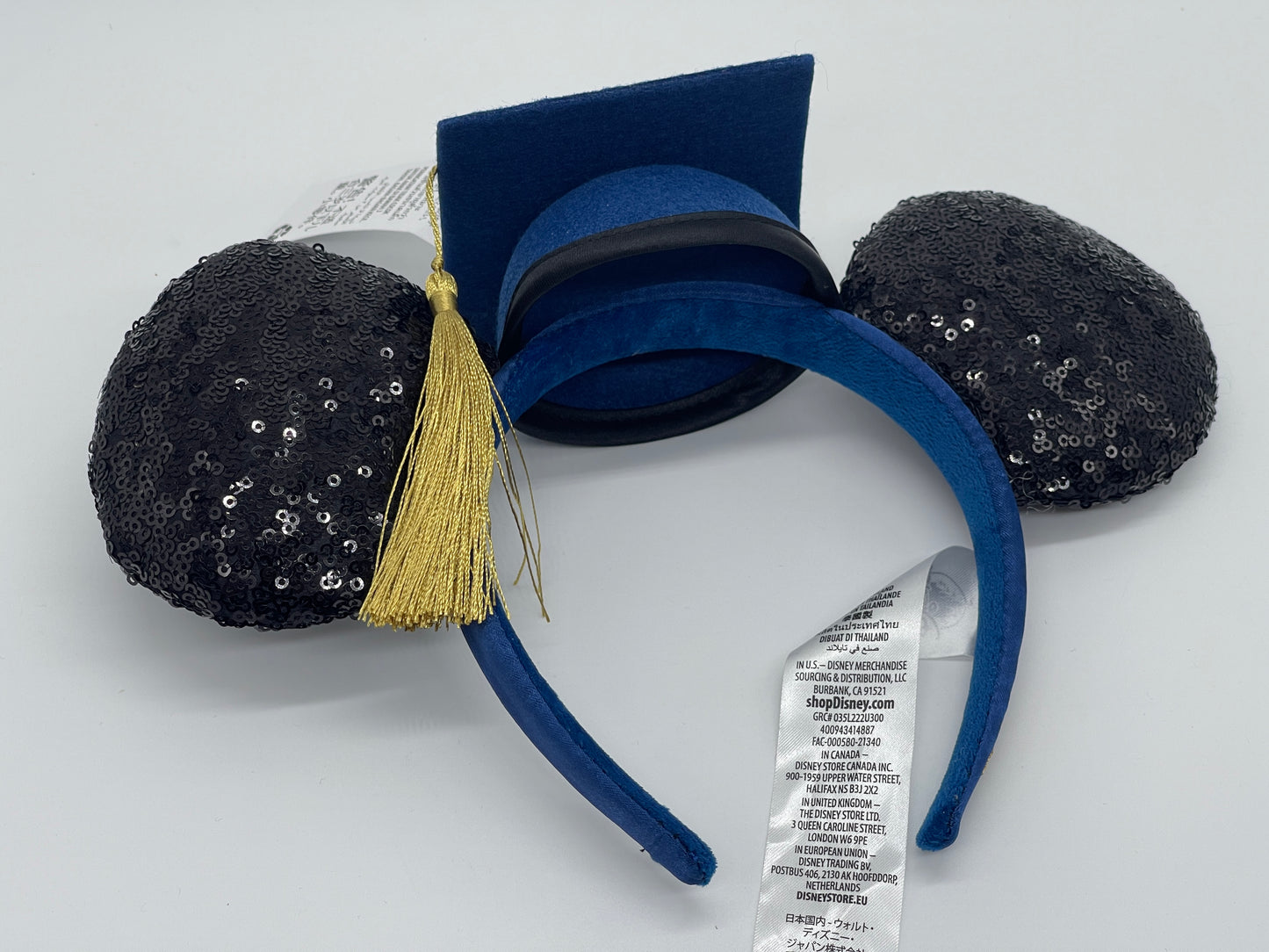 Walt Disney World "Micky Maus" Schul- Studienabschluss 2022 Haarreif Ohren