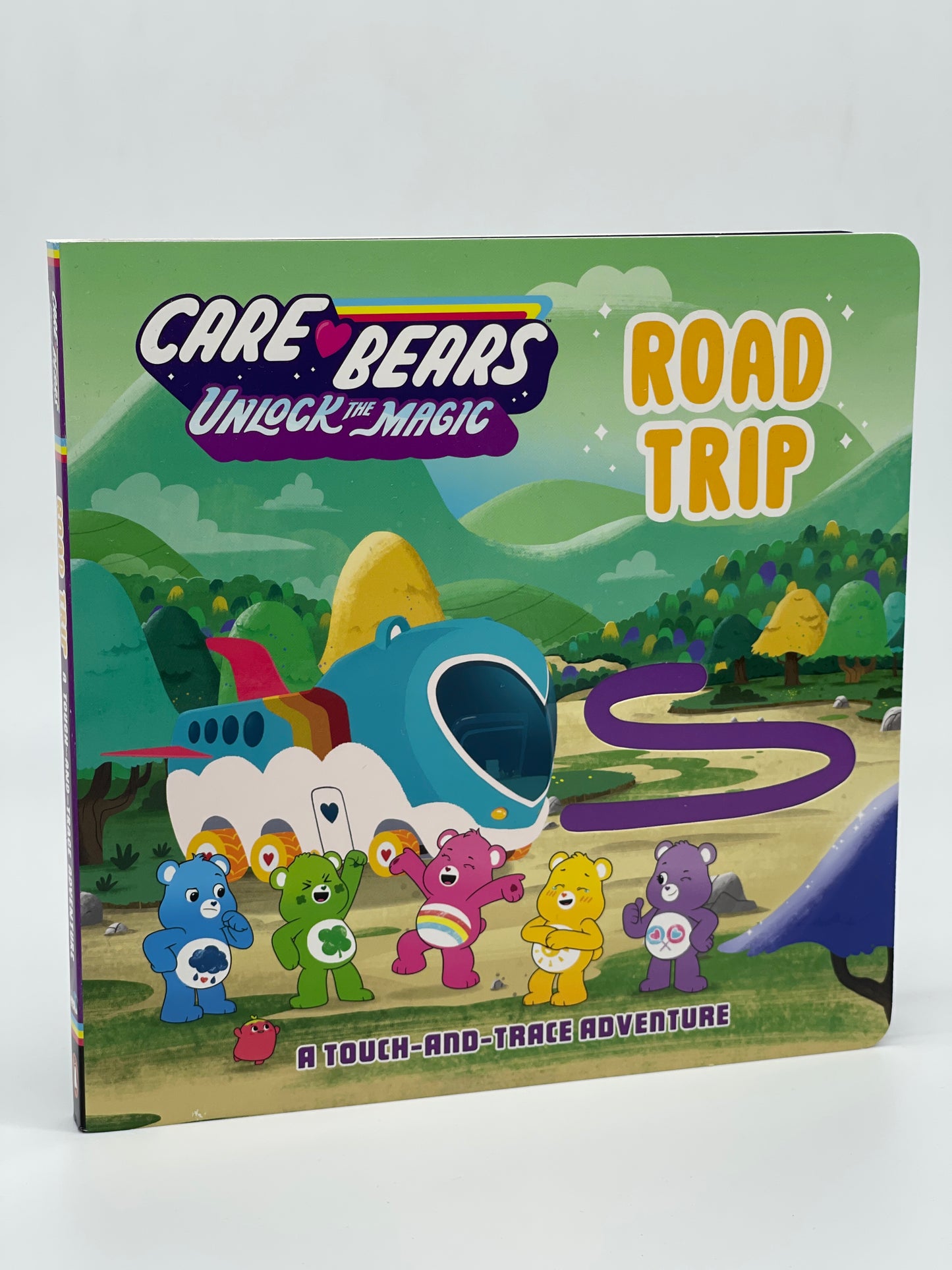 Care Bears Glücksbärchis "Road Trip" Bilderbuch A Touch and Trace Adventure US