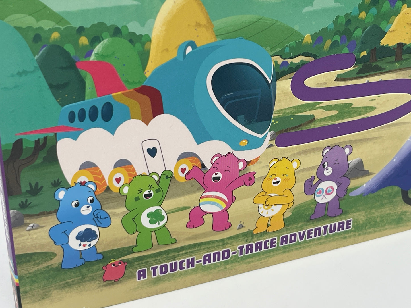 Care Bears Glücksbärchis "Road Trip" Bilderbuch A Touch and Trace Adventure US