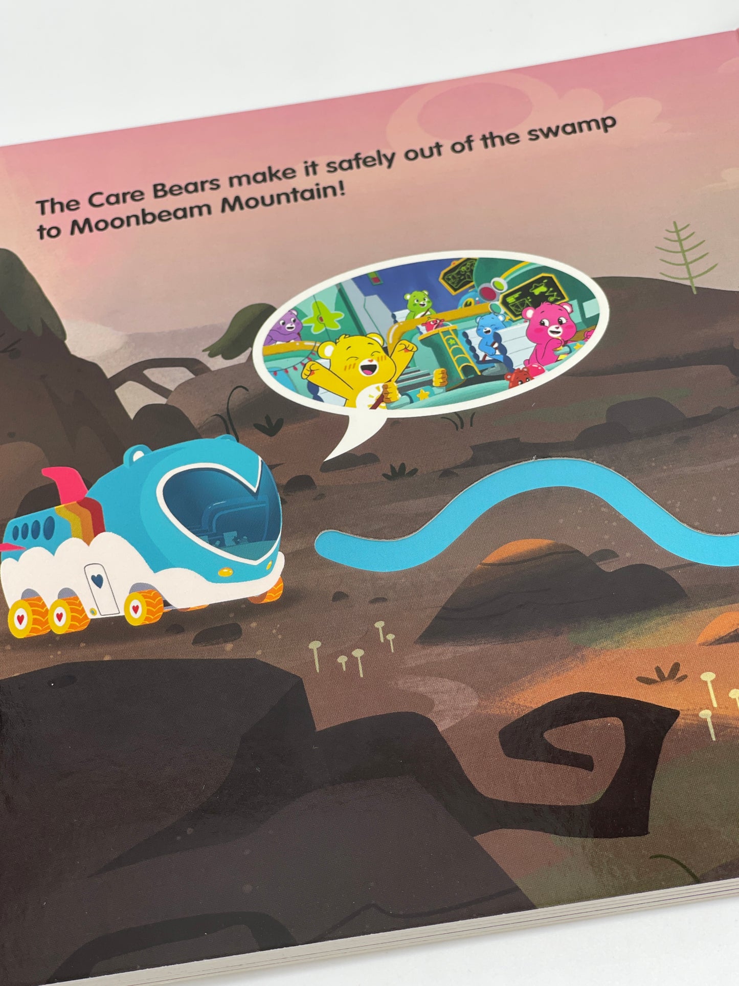 Care Bears Glücksbärchis "Road Trip" Bilderbuch A Touch and Trace Adventure US