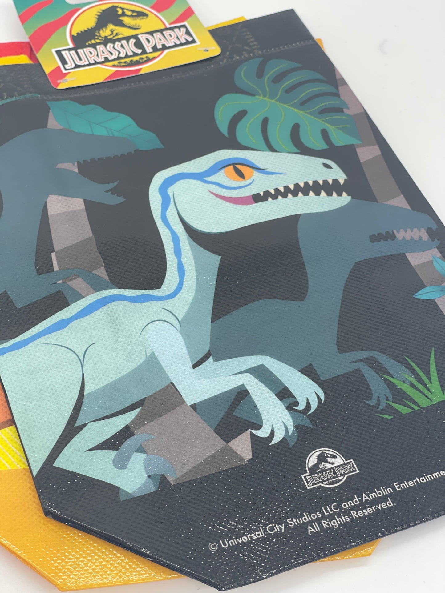 Jurassic Park "T-Rex & Blue" Geschenktüte, Tasche, Tüte, Beutel (2er Pack)