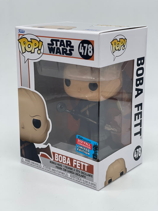 Funko POP 478 Star Wars - BOBA FETT - Bobble Head 2021 Fall Convention