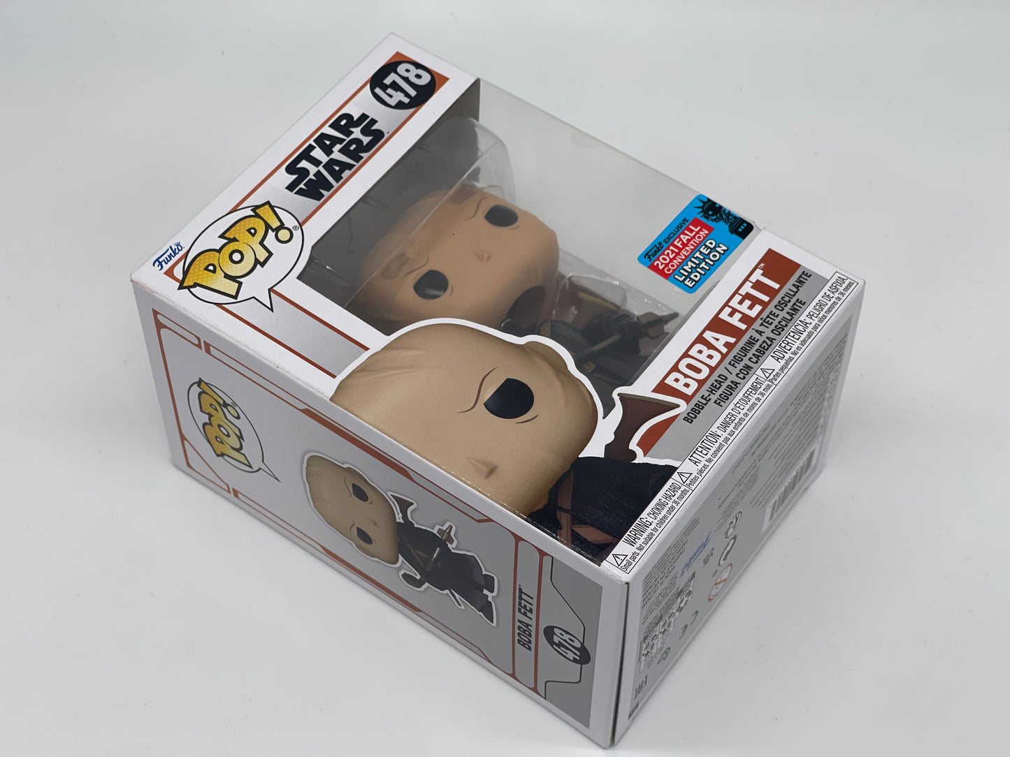 Funko POP 478 Star Wars - BOBA FETT - Bobble Head 2021 Fall Convention