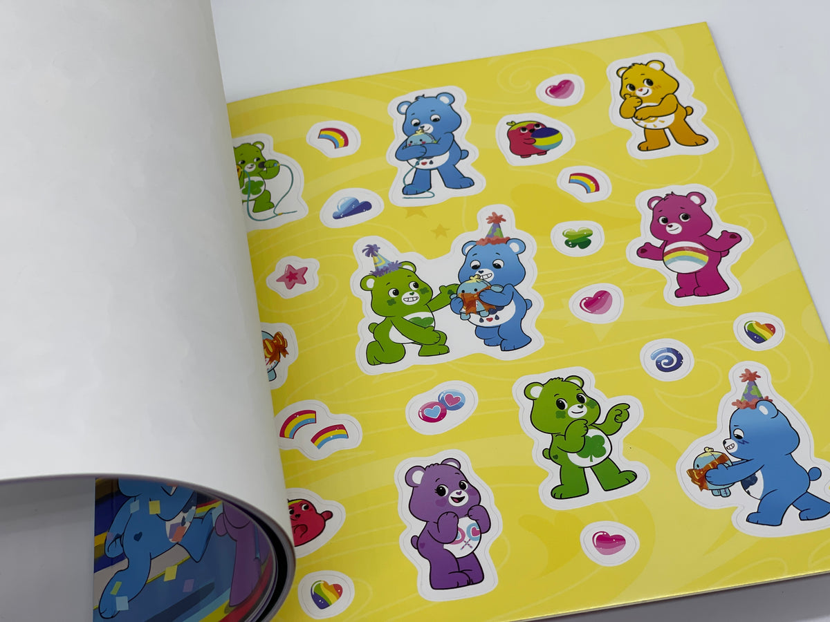 Care Bears Glücksbärchi Bilderbuch The Birthday That Wasn't mit 50+ Stickern (US) - End of Toys Store