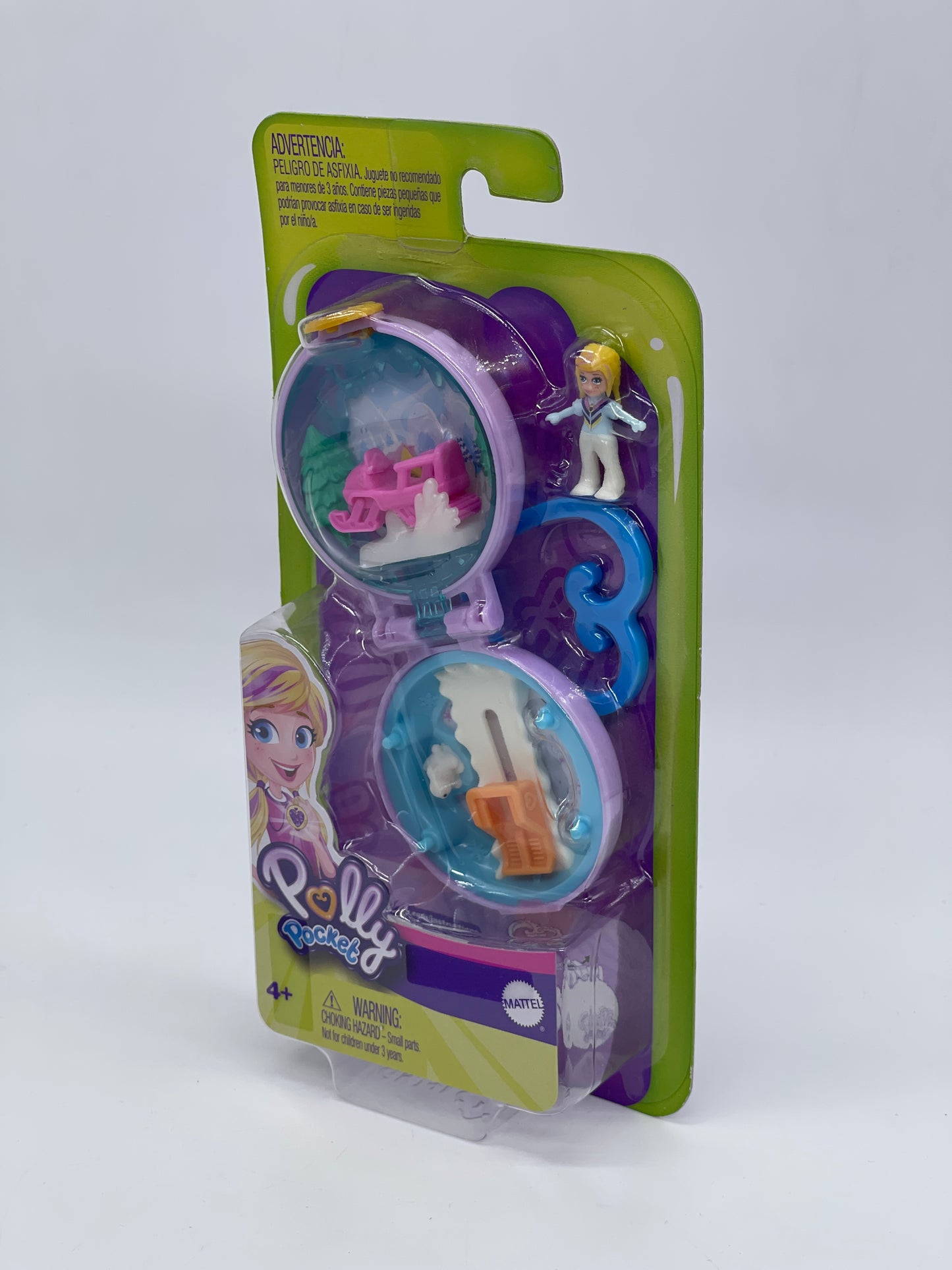 ️Polly Pocket Tiny is Mighty - SCHNEEMOBIL - Schatulle Mini Spielset GKJ41