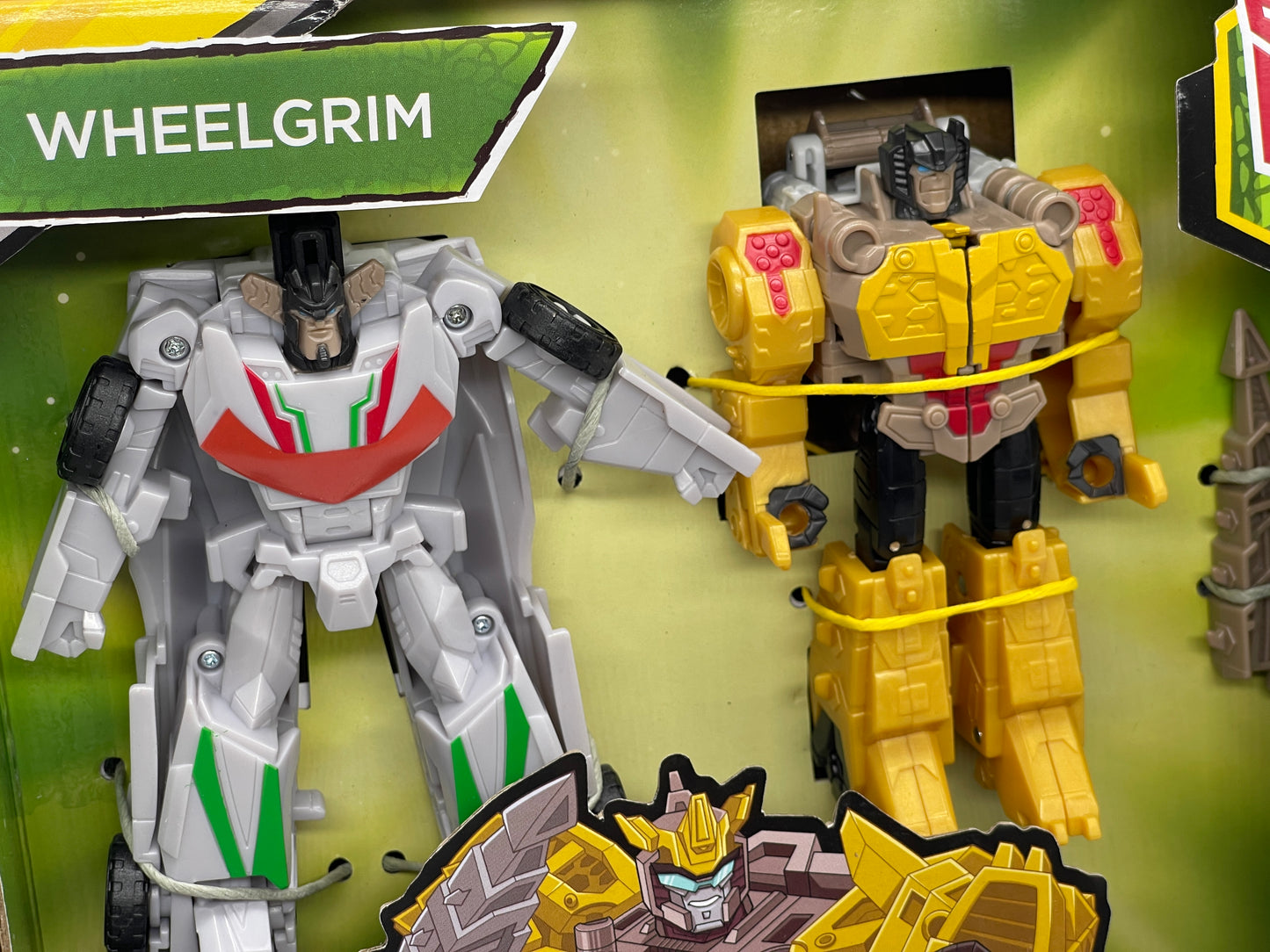 Transformers Bumblebee Cyberverse Adventures Wheeljack & Grimlock Wheelgrim