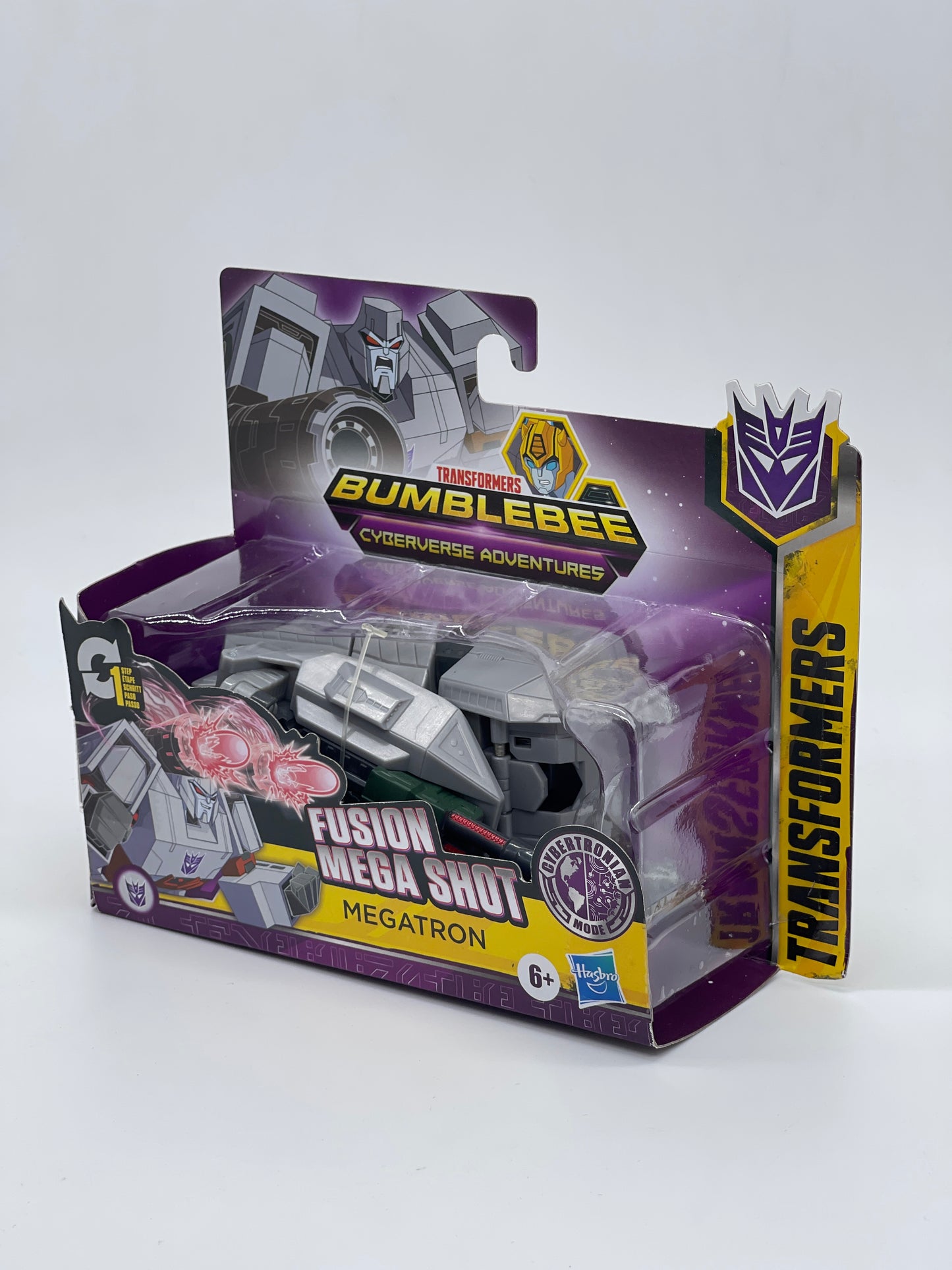 Transformers Bumblebee Cyberverse Adventures Megatron Decepticon Mega Shot