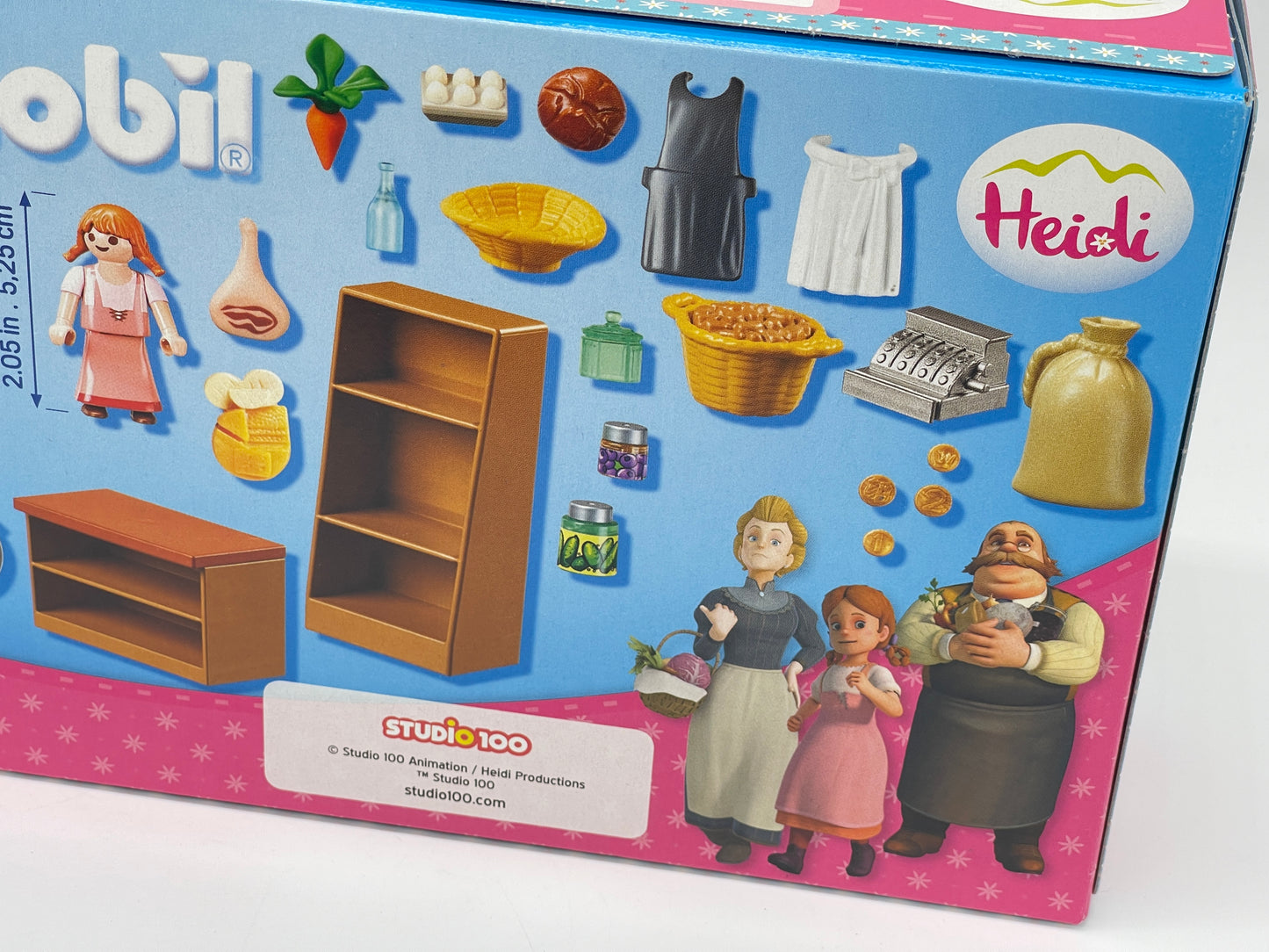Playmobil 70257 Heidi Dorfladen Familie Keller / 37 Teile mit 3 Figuren