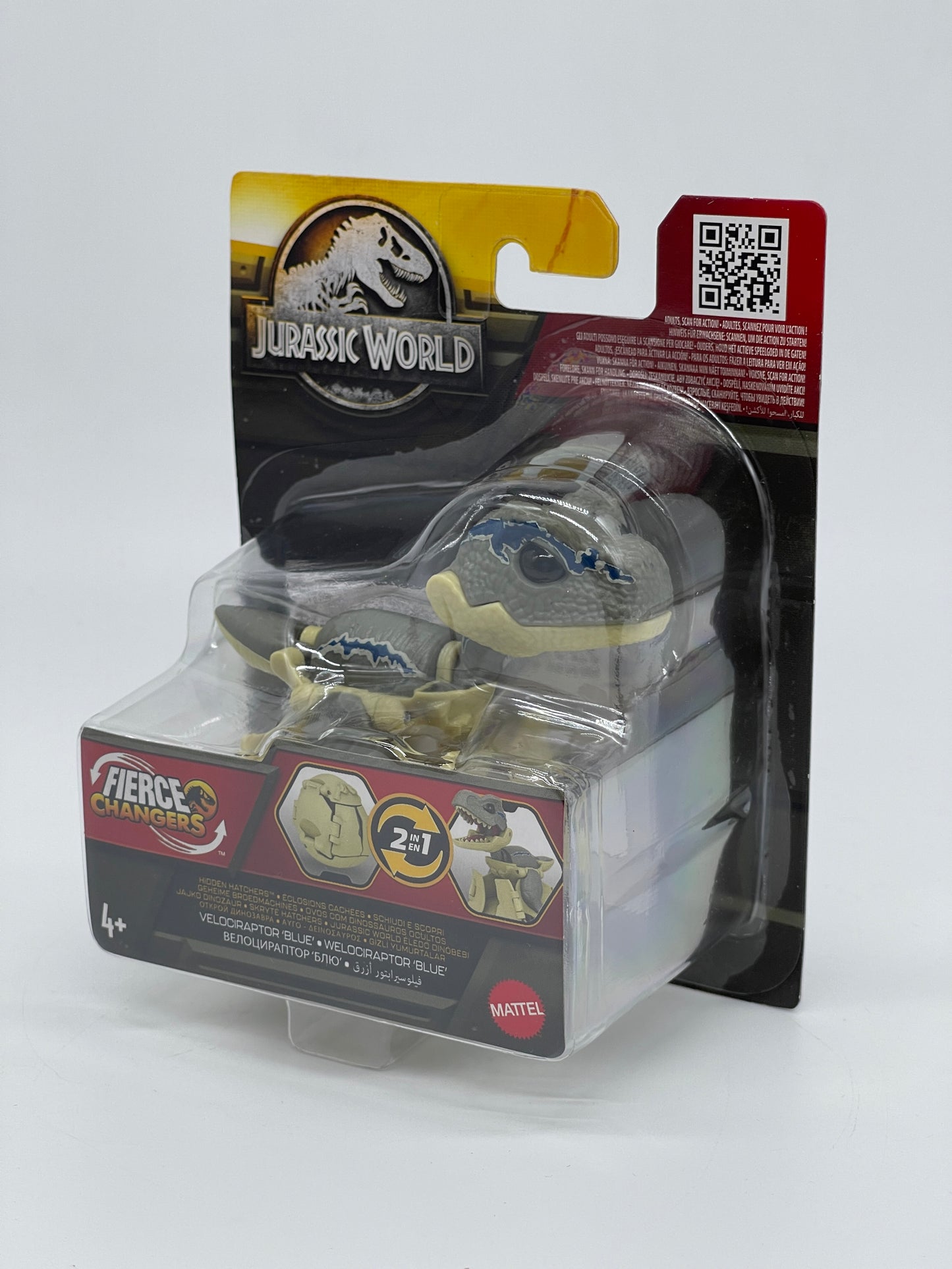 Jurassic World "Velociraptor Blue" Hidden Hatchers Fierce Changers 2in1 (2023)