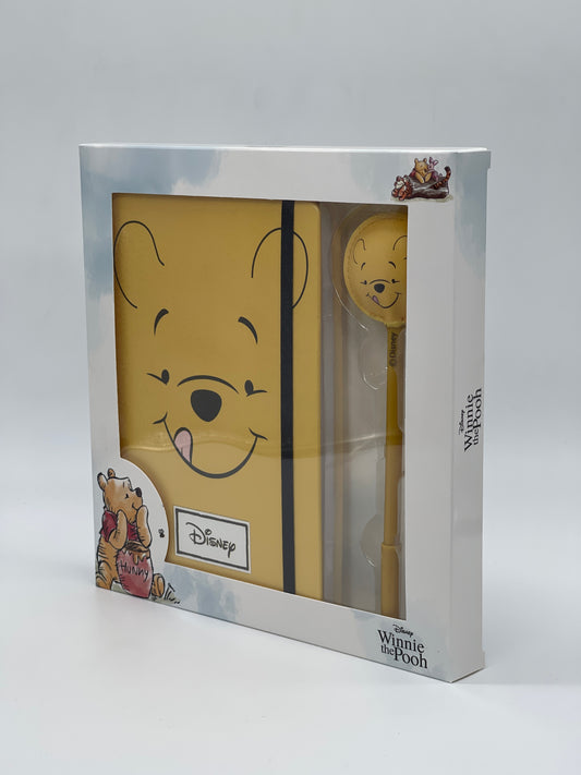 Disney "Winnie Puuh / Pooh" Notizbuch mit Kugelschreiber Geschenk-Set