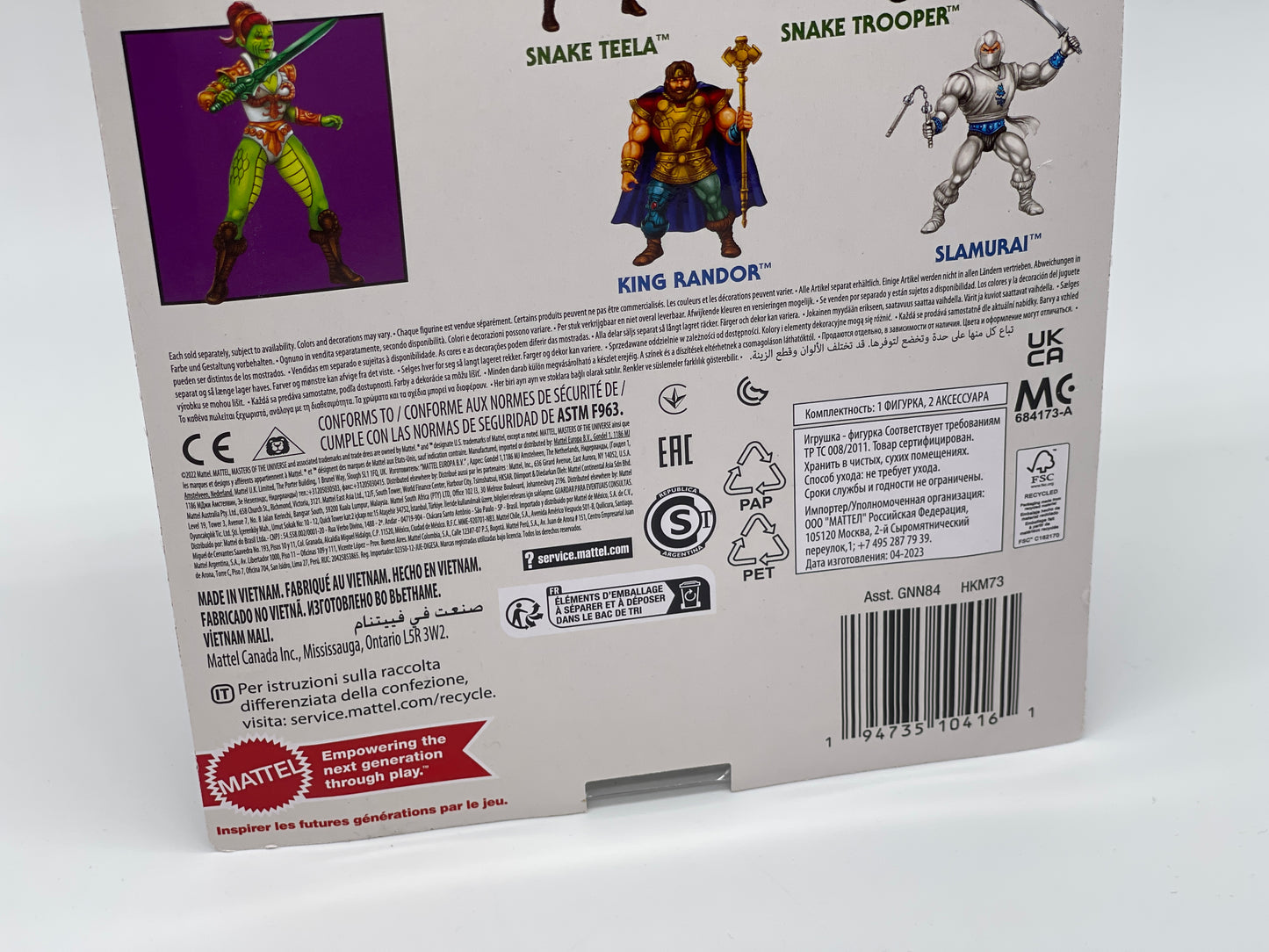 Masters of the Universe Origins "Snake Teela" Snake Men unpunched MOTU (2023)