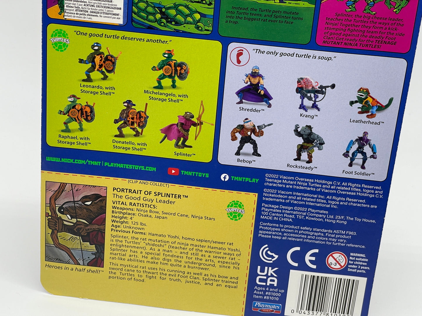 Teenage Mutant Ninja Turtles "Splinter" Classics US Version (2022)
