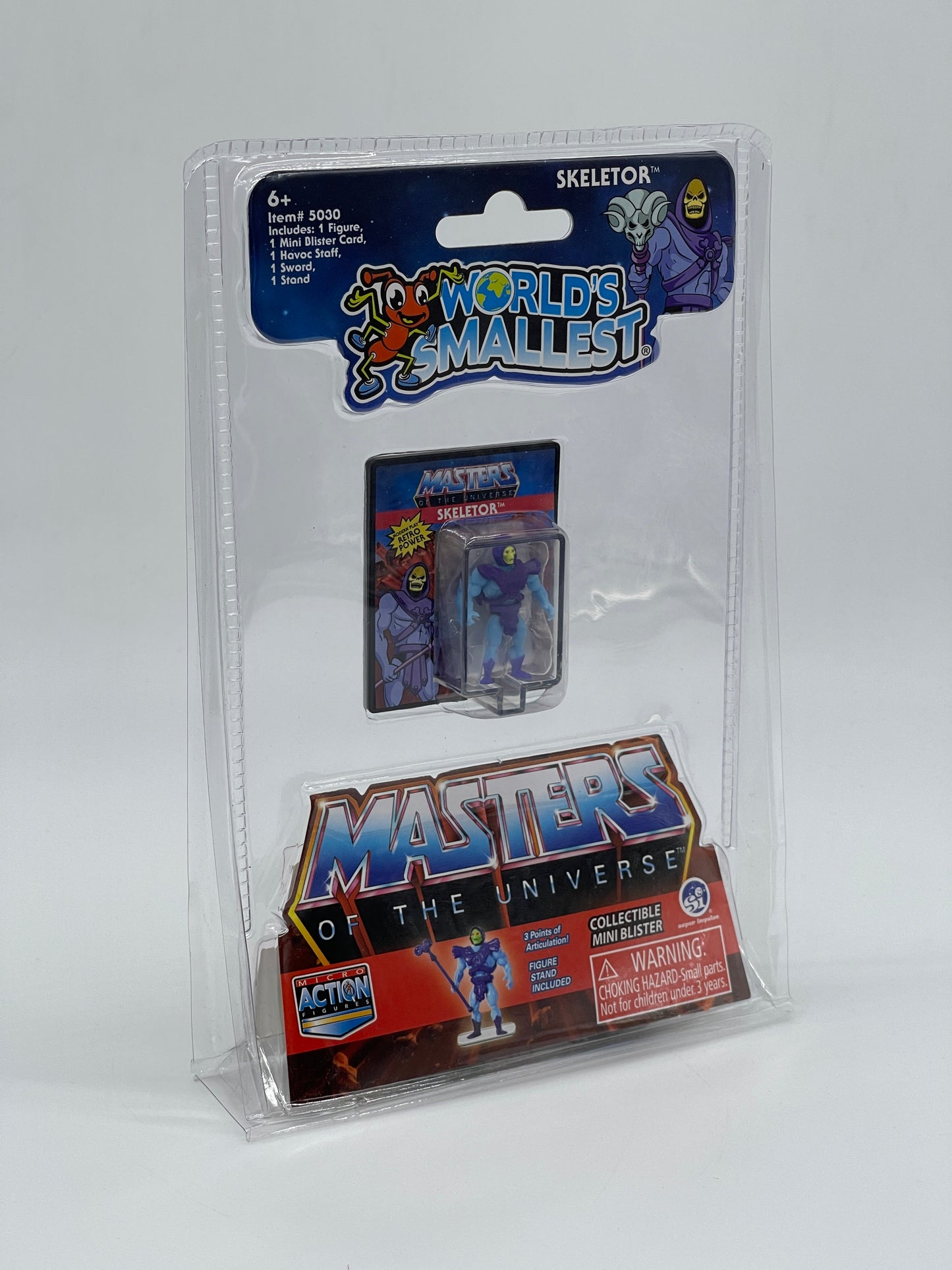 Worlds Smallest "Skeletor" Masters of the Universe Micro Action Figure (#5030)