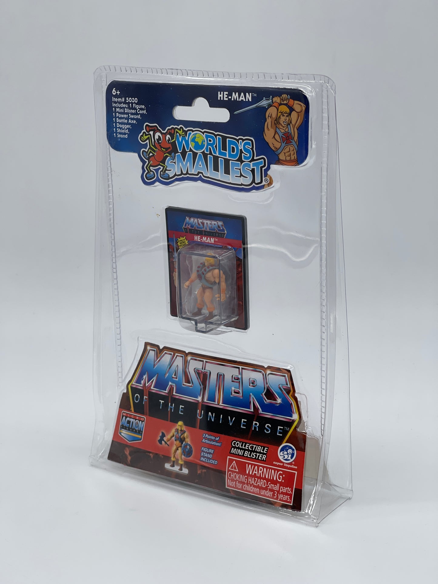 Worlds Smallest "He-Man" Masters of the Universe Micro Action Figure (#5030)