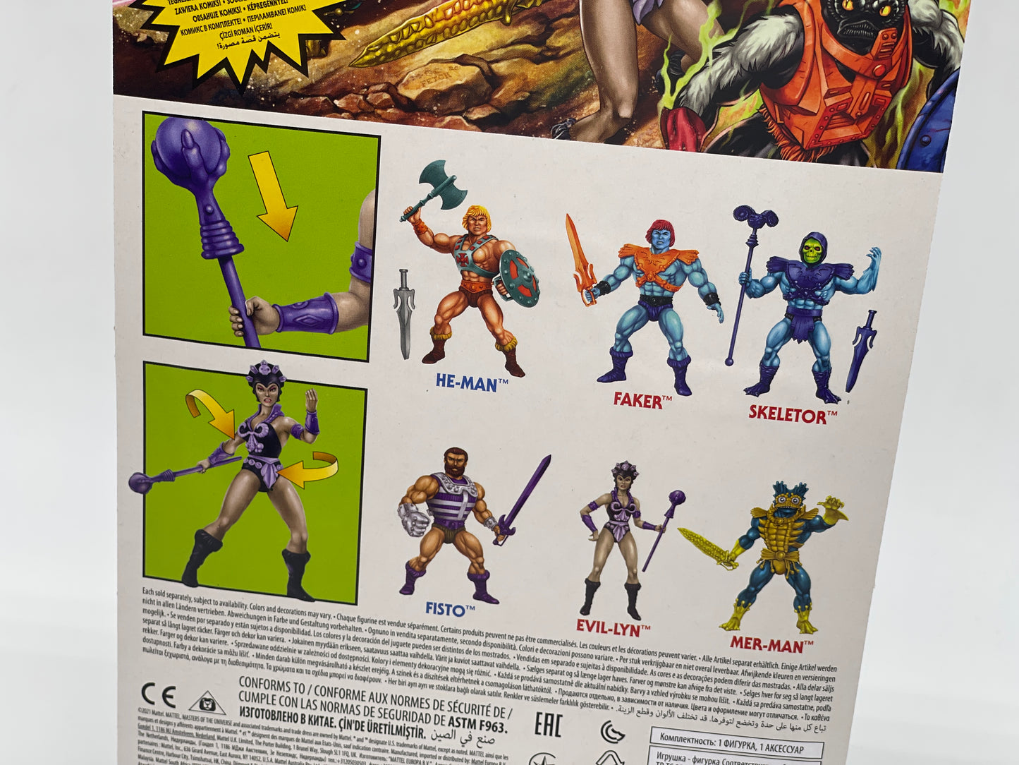 Masters of the Universe Origins "Evil-Lyn 200x" Wave 5, unpunched MOTU (Mattel)