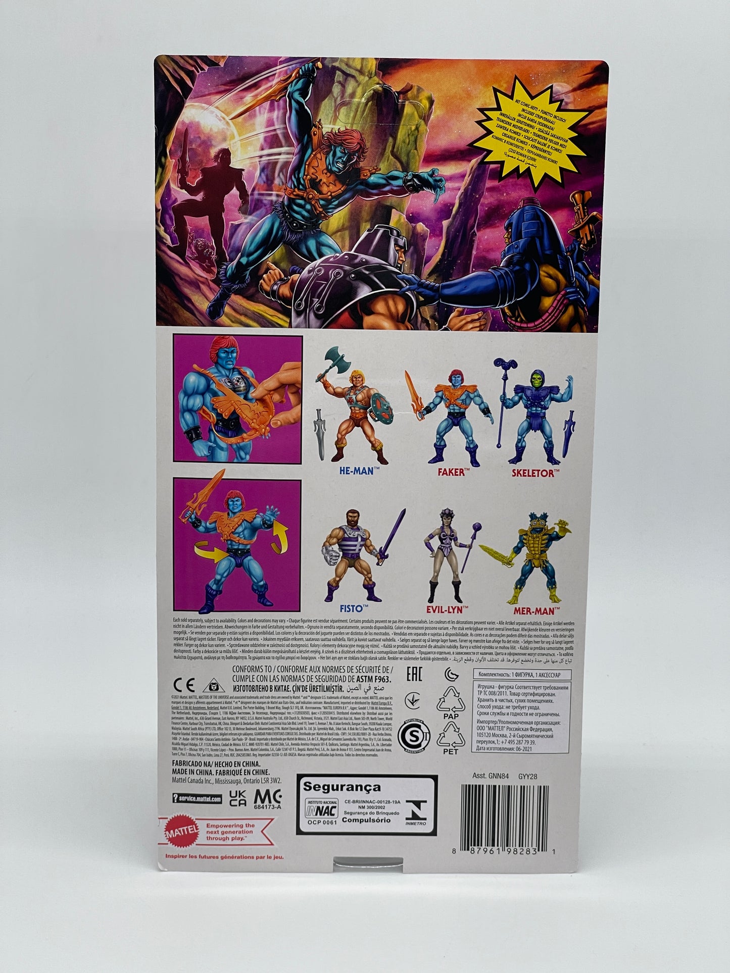 Masters of the Universe Origins "Faker" Wave 5, unpunched MOTU (Mattel)