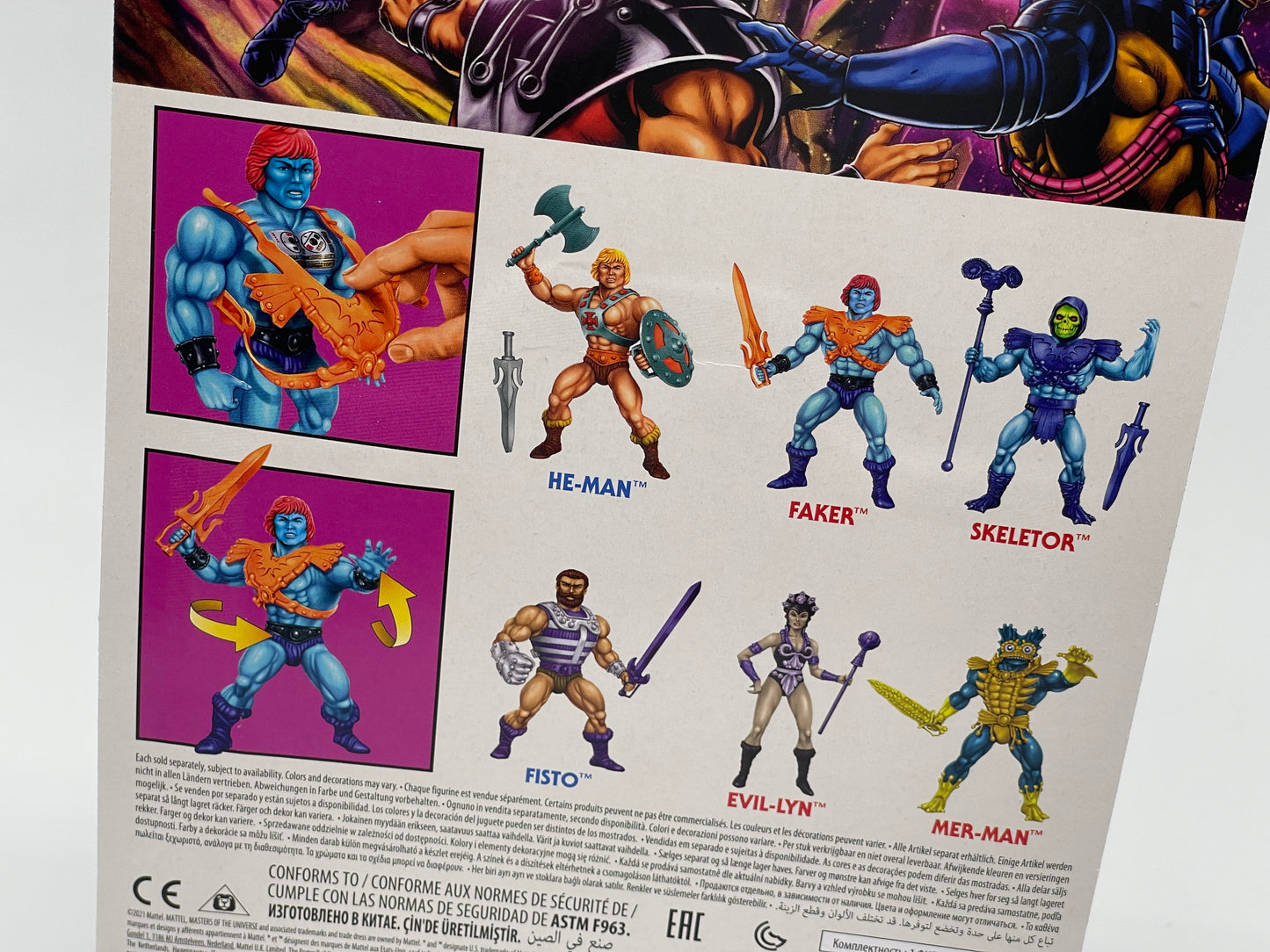 Masters of the Universe Origins "Faker" Wave 5, unpunched MOTU (Mattel)