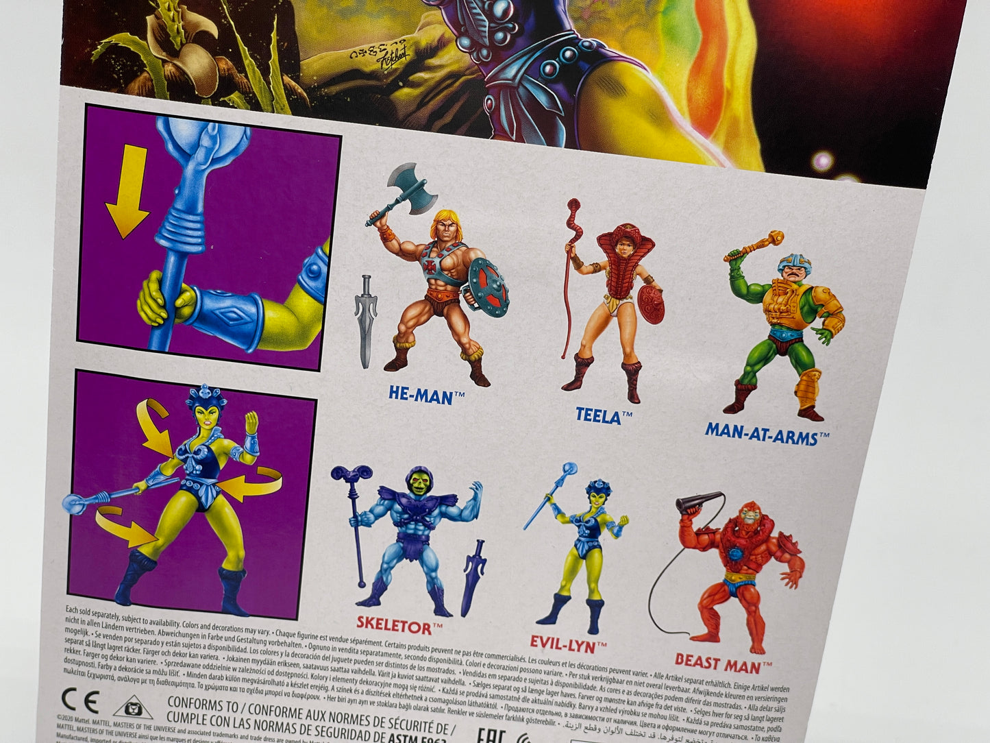 Masters of the Universe Origins "Evil-Lyn" unpunched MOTU (Mattel)